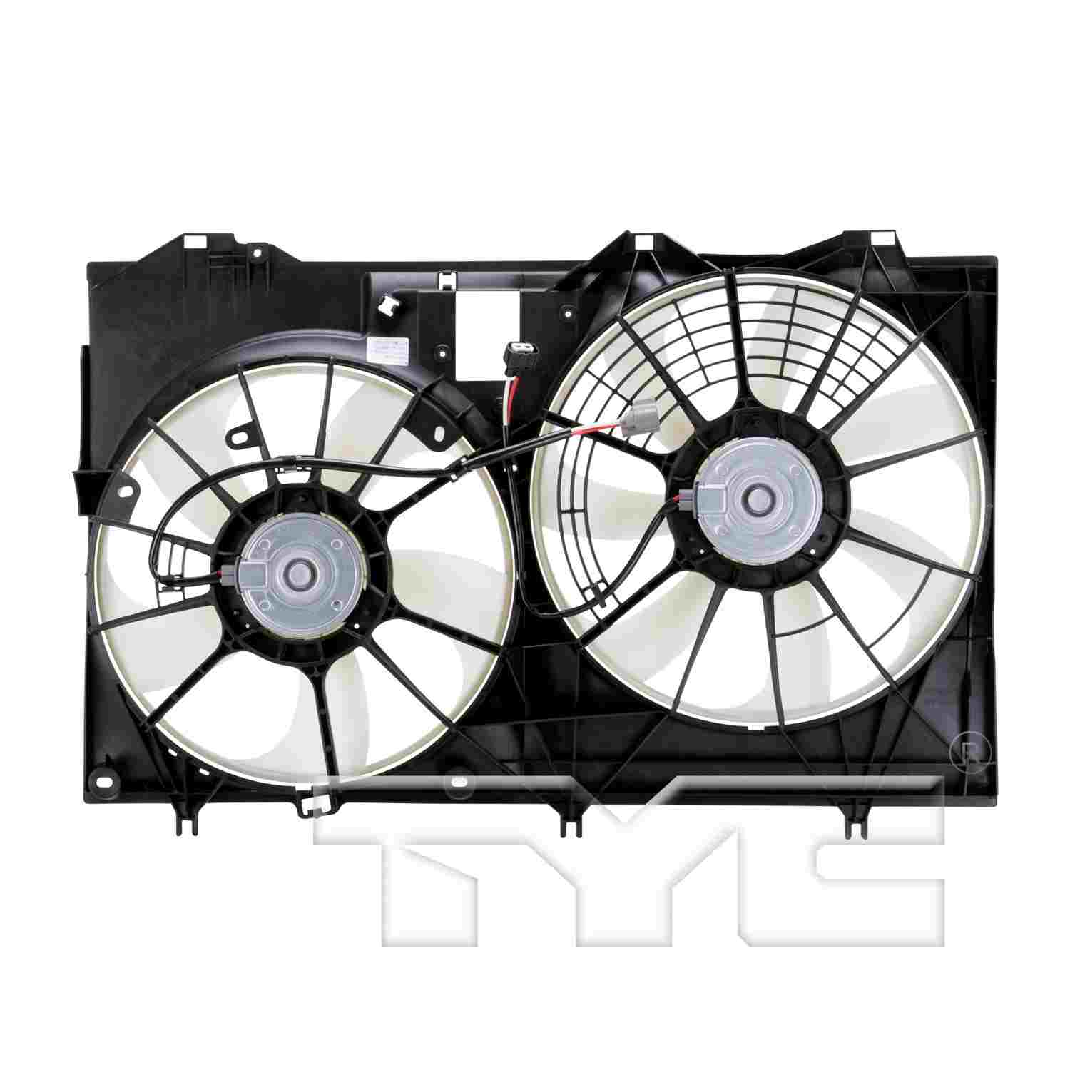 TYC Dual Radiator and Condenser Fan Assembly 623940