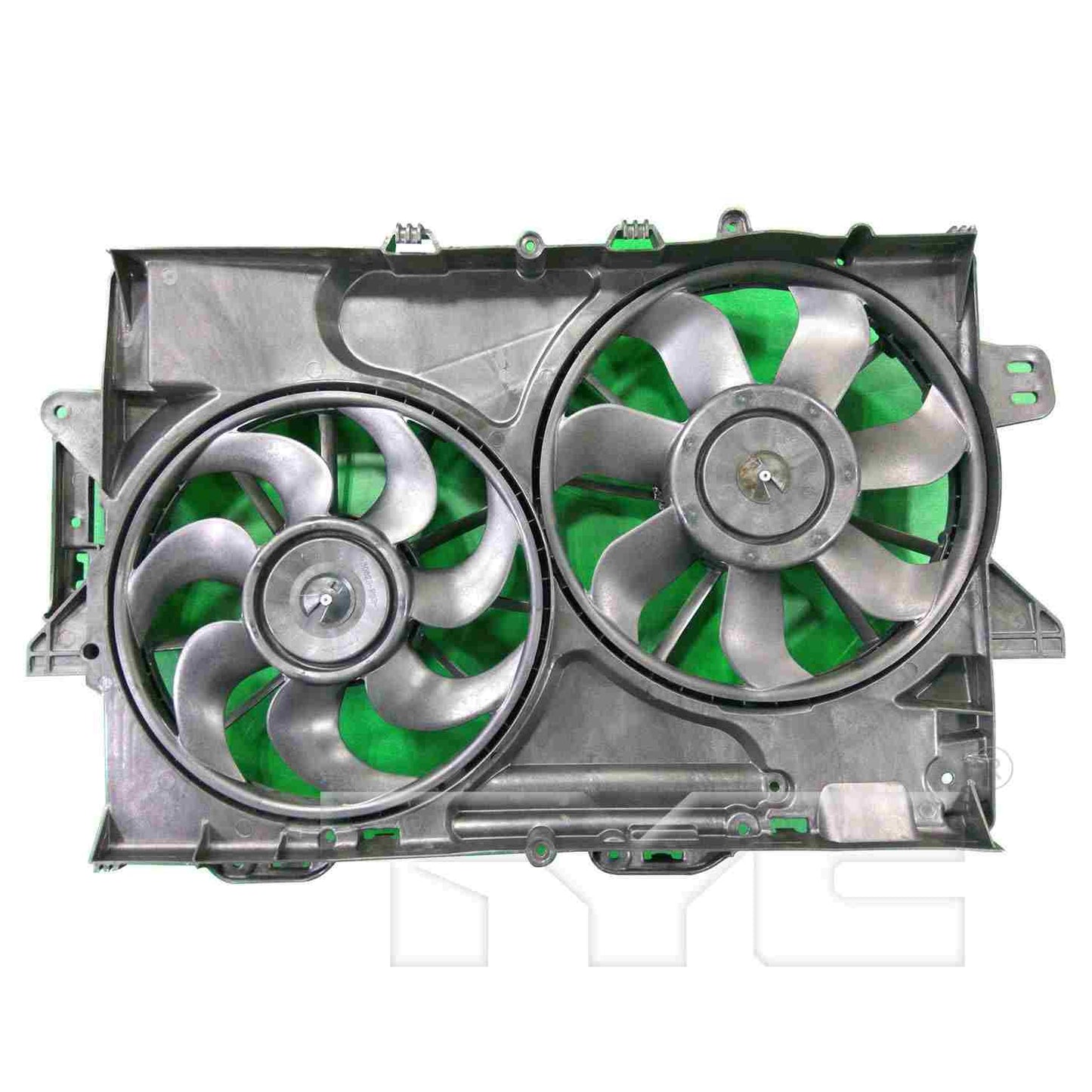 TYC Dual Radiator and Condenser Fan Assembly 623960