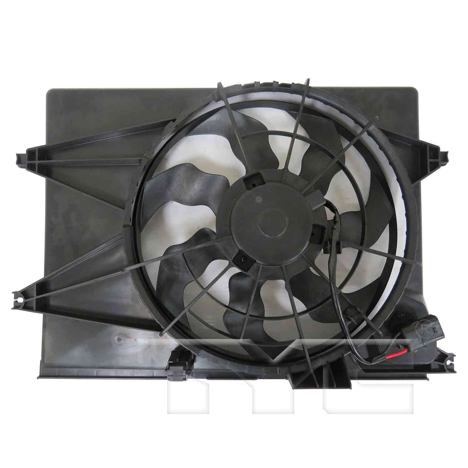 TYC Dual Radiator and Condenser Fan Assembly 623980
