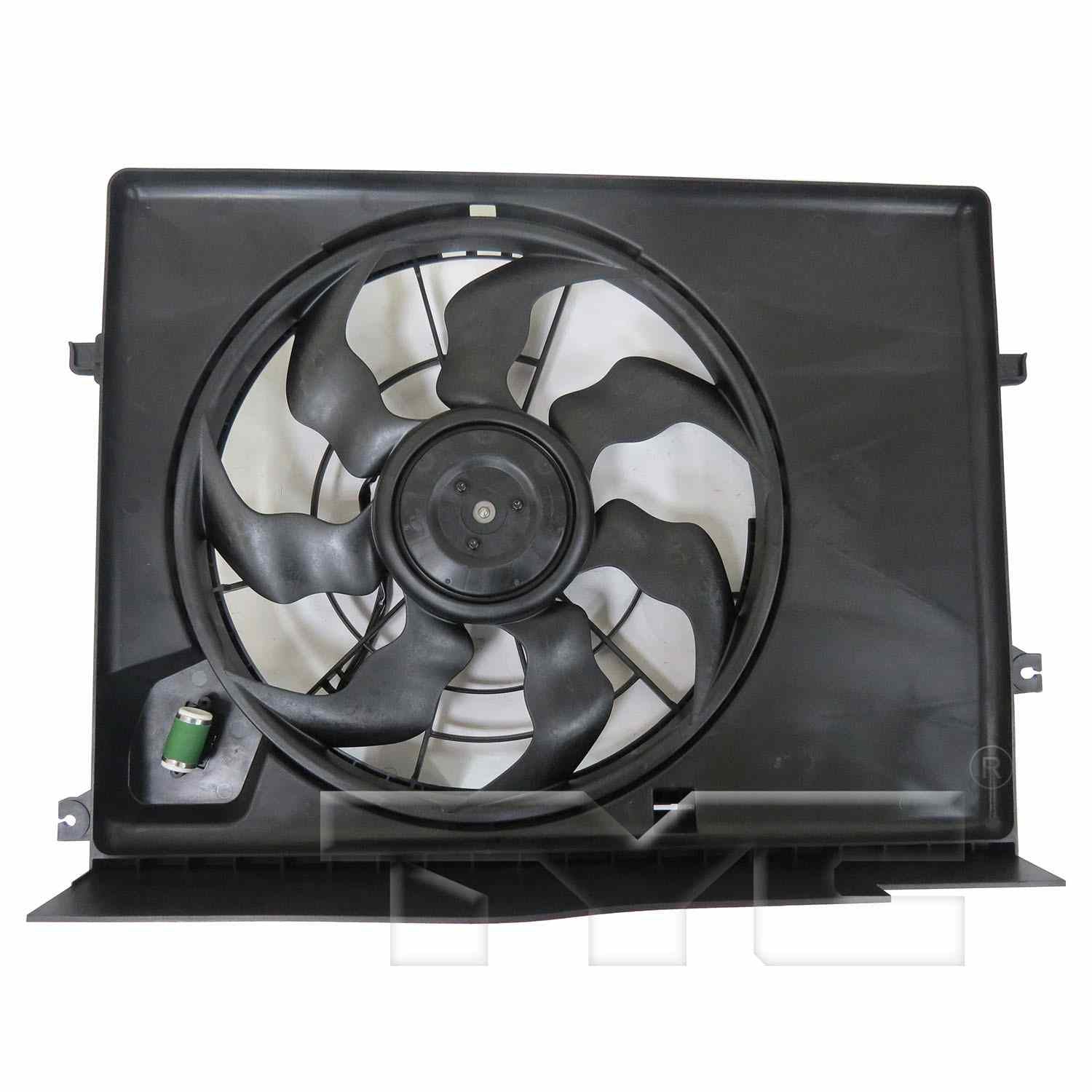TYC Dual Radiator and Condenser Fan Assembly 623980