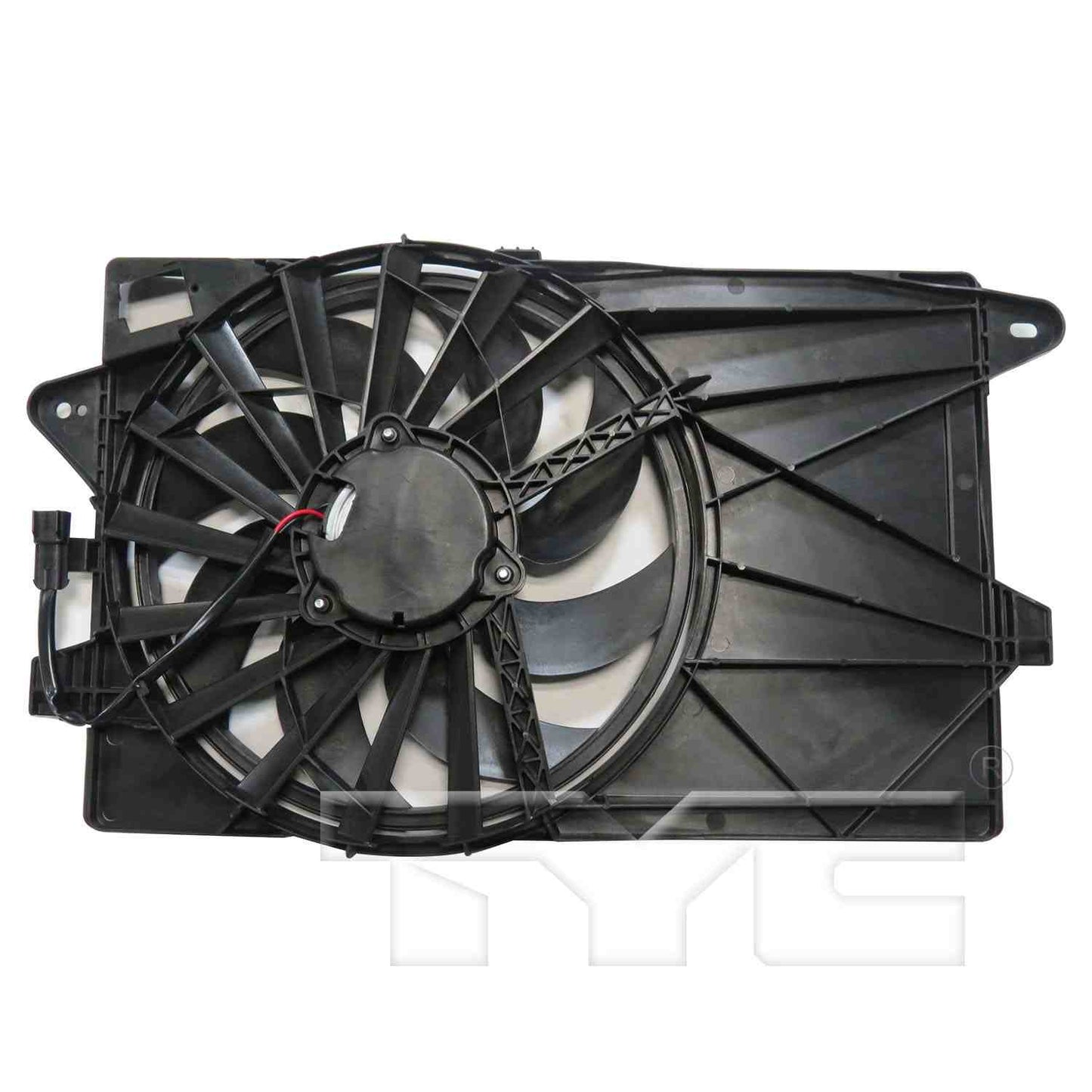 TYC Dual Radiator and Condenser Fan Assembly 624010