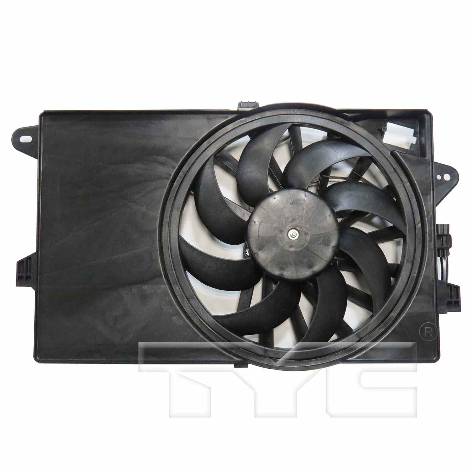 TYC Dual Radiator and Condenser Fan Assembly 624010