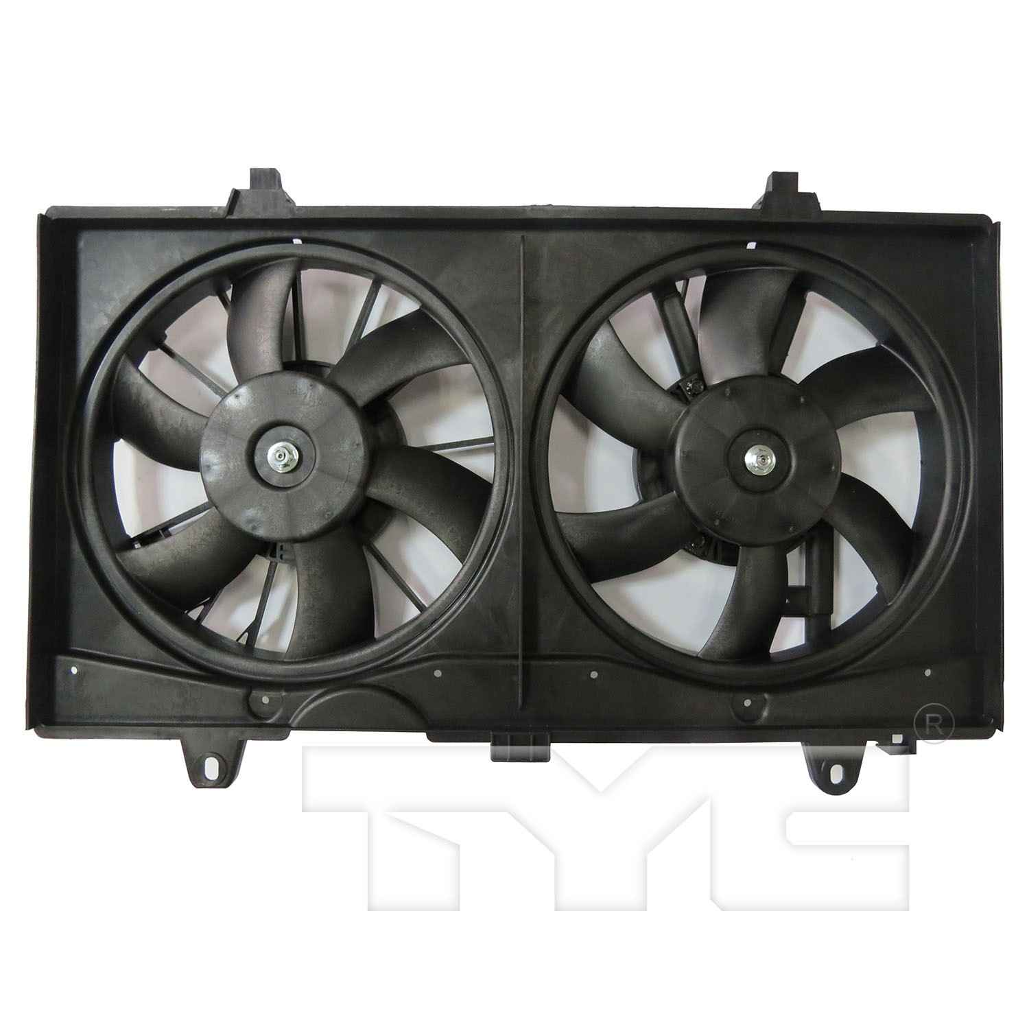 TYC Dual Radiator and Condenser Fan Assembly 624070