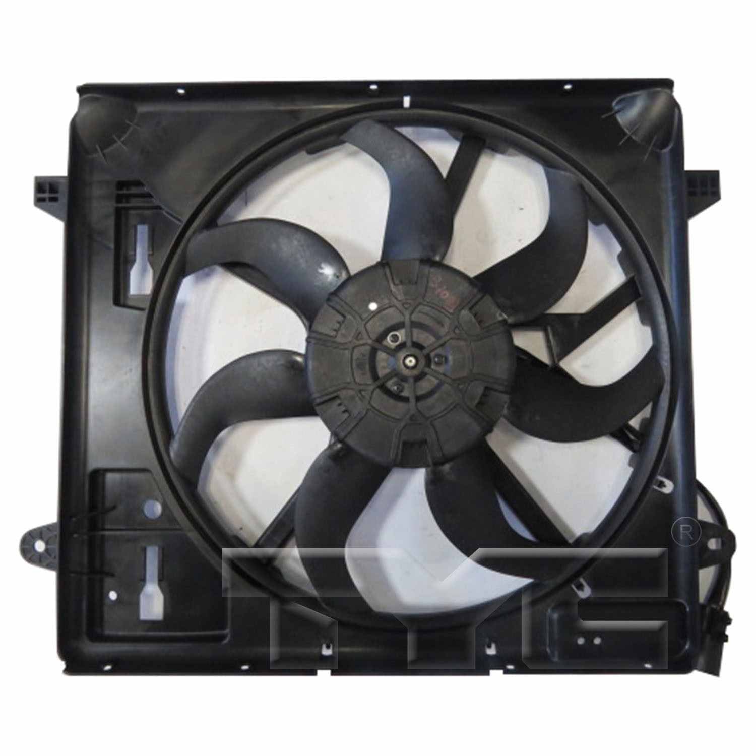 TYC Dual Radiator and Condenser Fan Assembly 624080