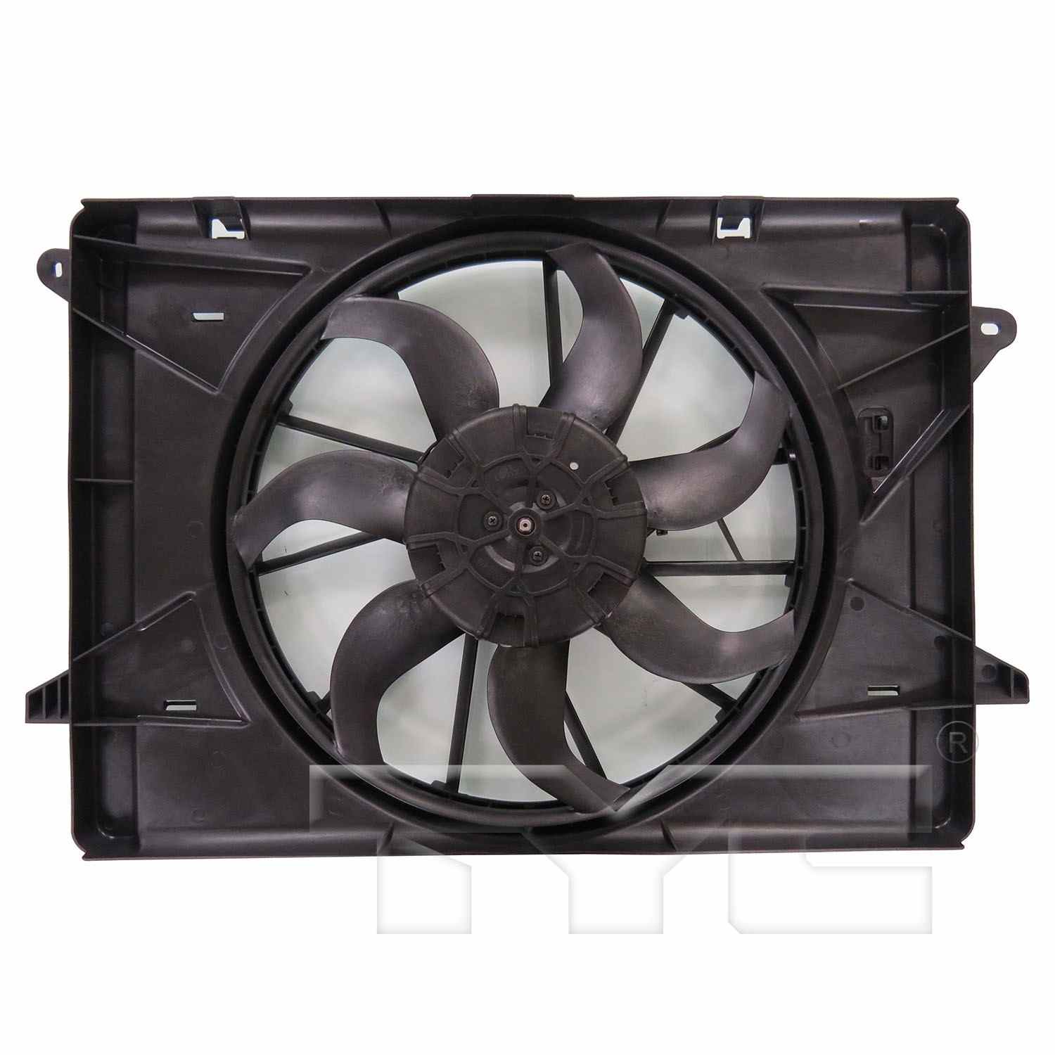 TYC Dual Radiator and Condenser Fan Assembly 624120