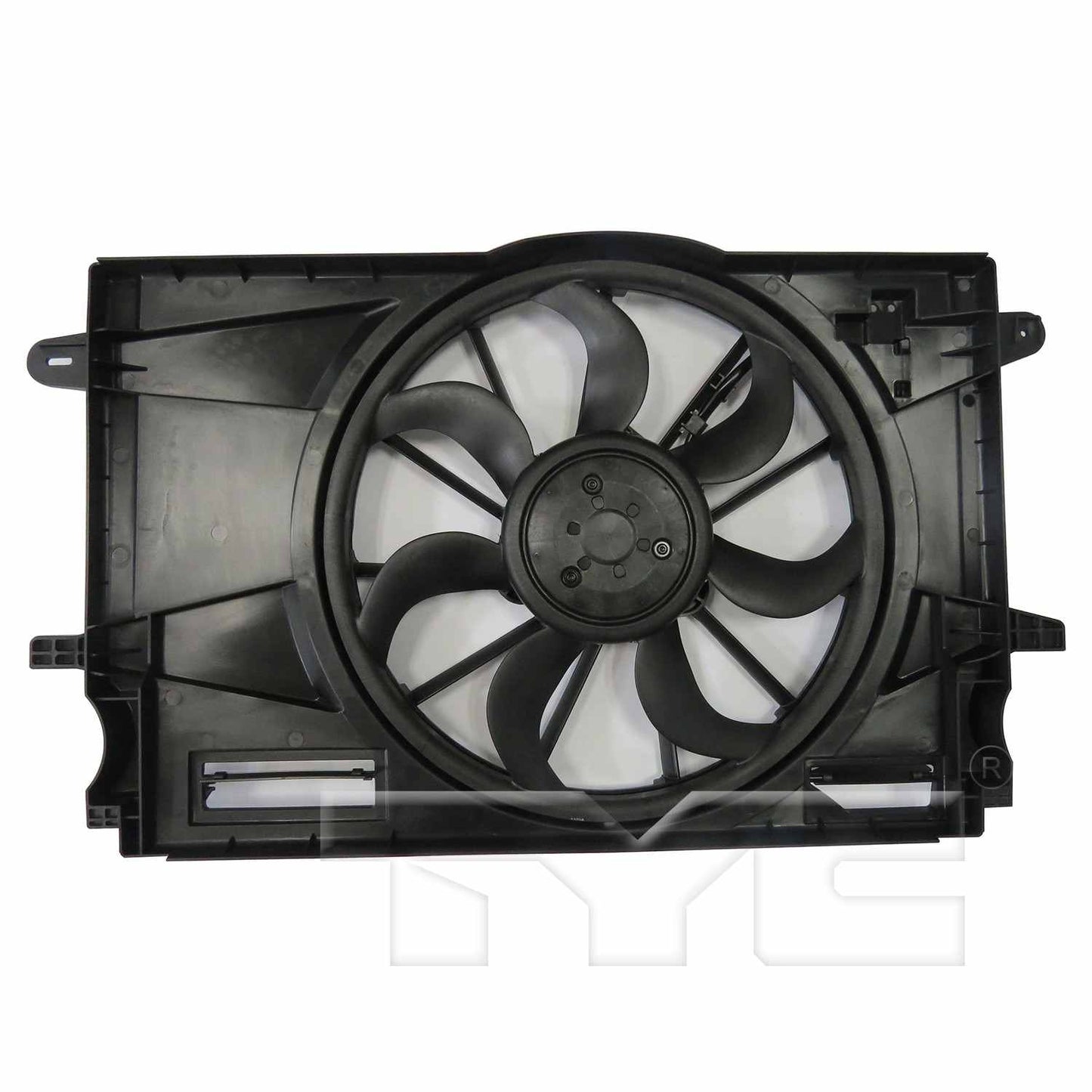 TYC Dual Radiator and Condenser Fan Assembly 624140