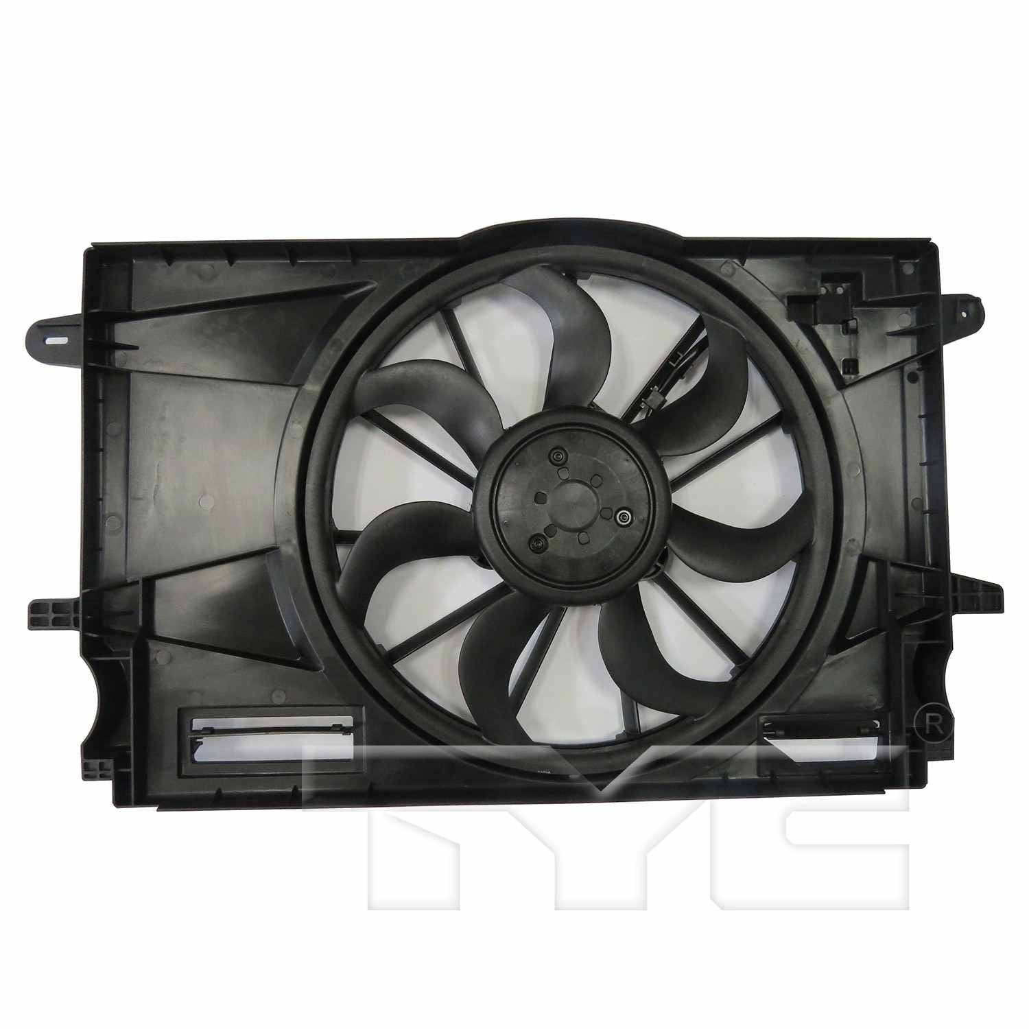 TYC Dual Radiator and Condenser Fan Assembly 624140