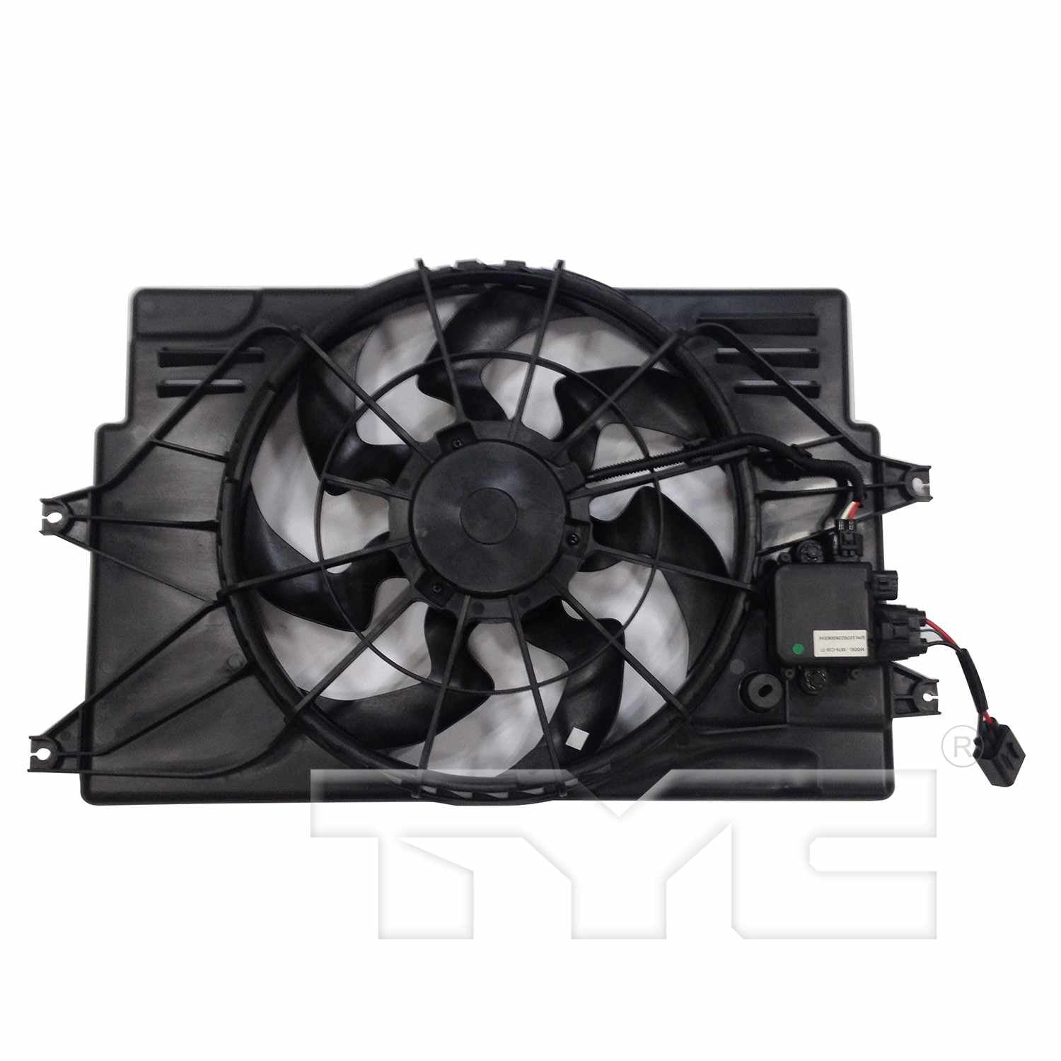 TYC Dual Radiator and Condenser Fan Assembly 624160