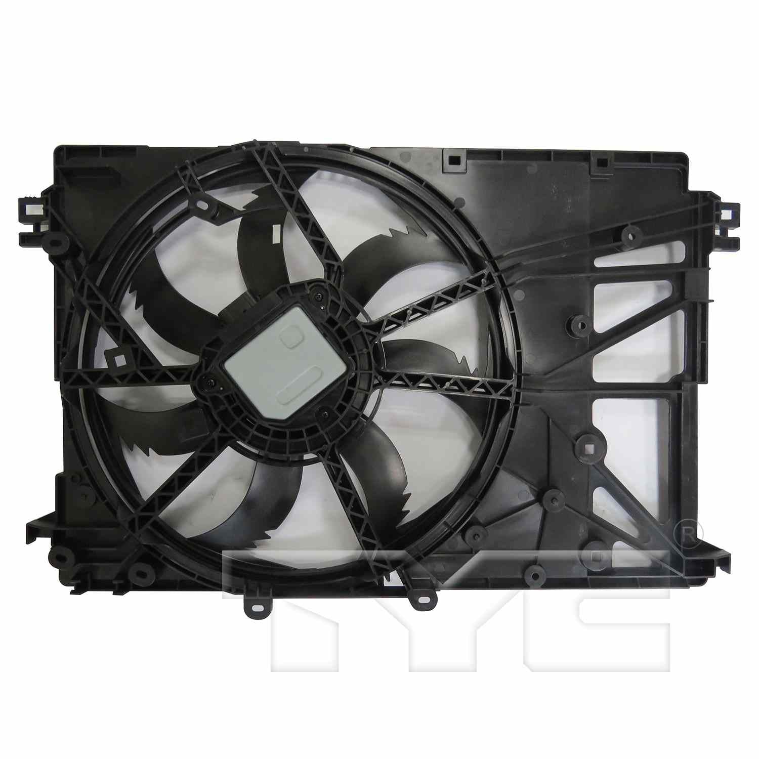 TYC Dual Radiator and Condenser Fan Assembly 624200