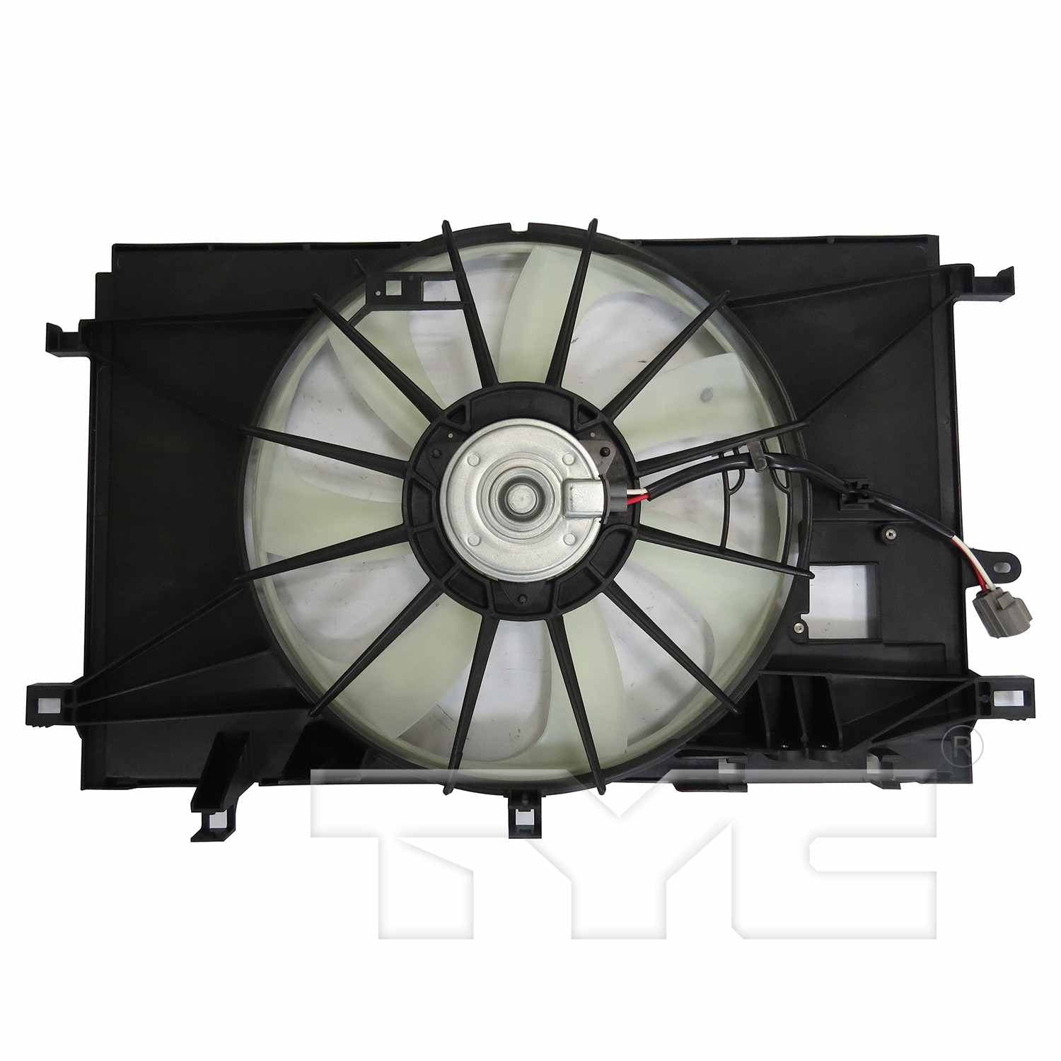 TYC Dual Radiator and Condenser Fan Assembly 624210