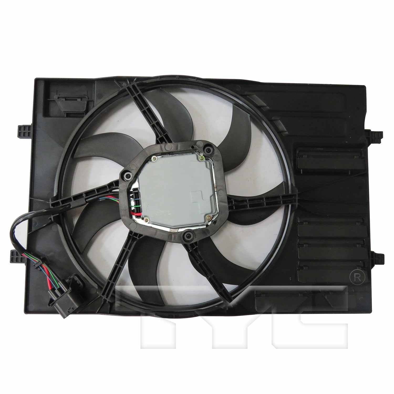 TYC Dual Radiator and Condenser Fan Assembly 624220