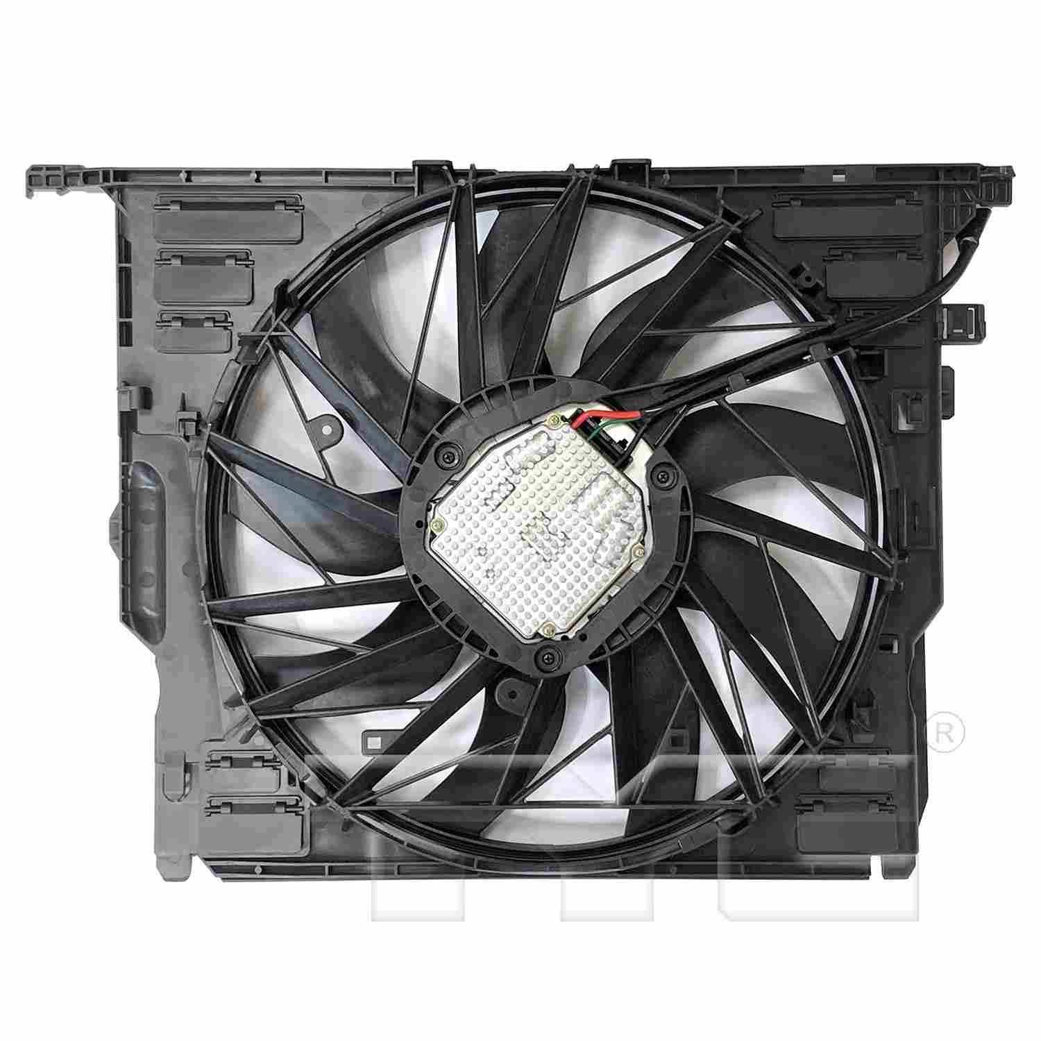 TYC Dual Radiator and Condenser Fan Assembly 624270
