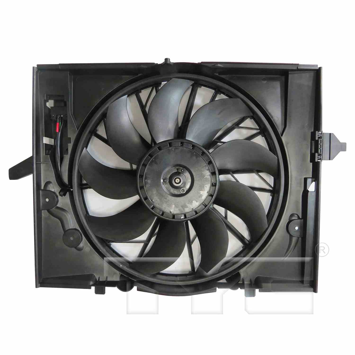 TYC Dual Radiator and Condenser Fan Assembly 624290
