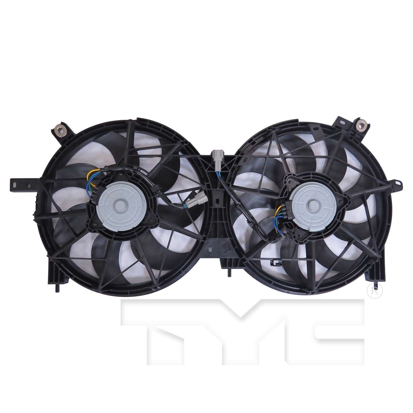 TYC Dual Radiator and Condenser Fan Assembly 624300
