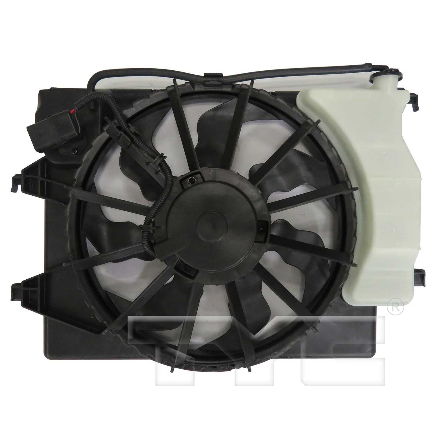 TYC Dual Radiator and Condenser Fan Assembly 624330