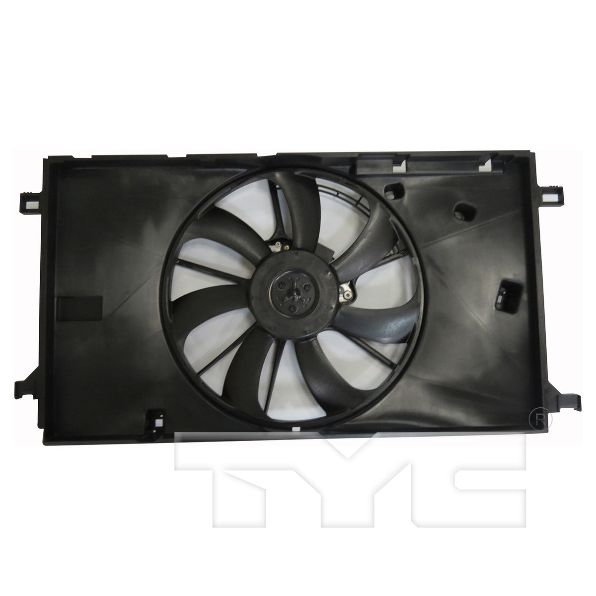 TYC Dual Radiator and Condenser Fan Assembly 624360