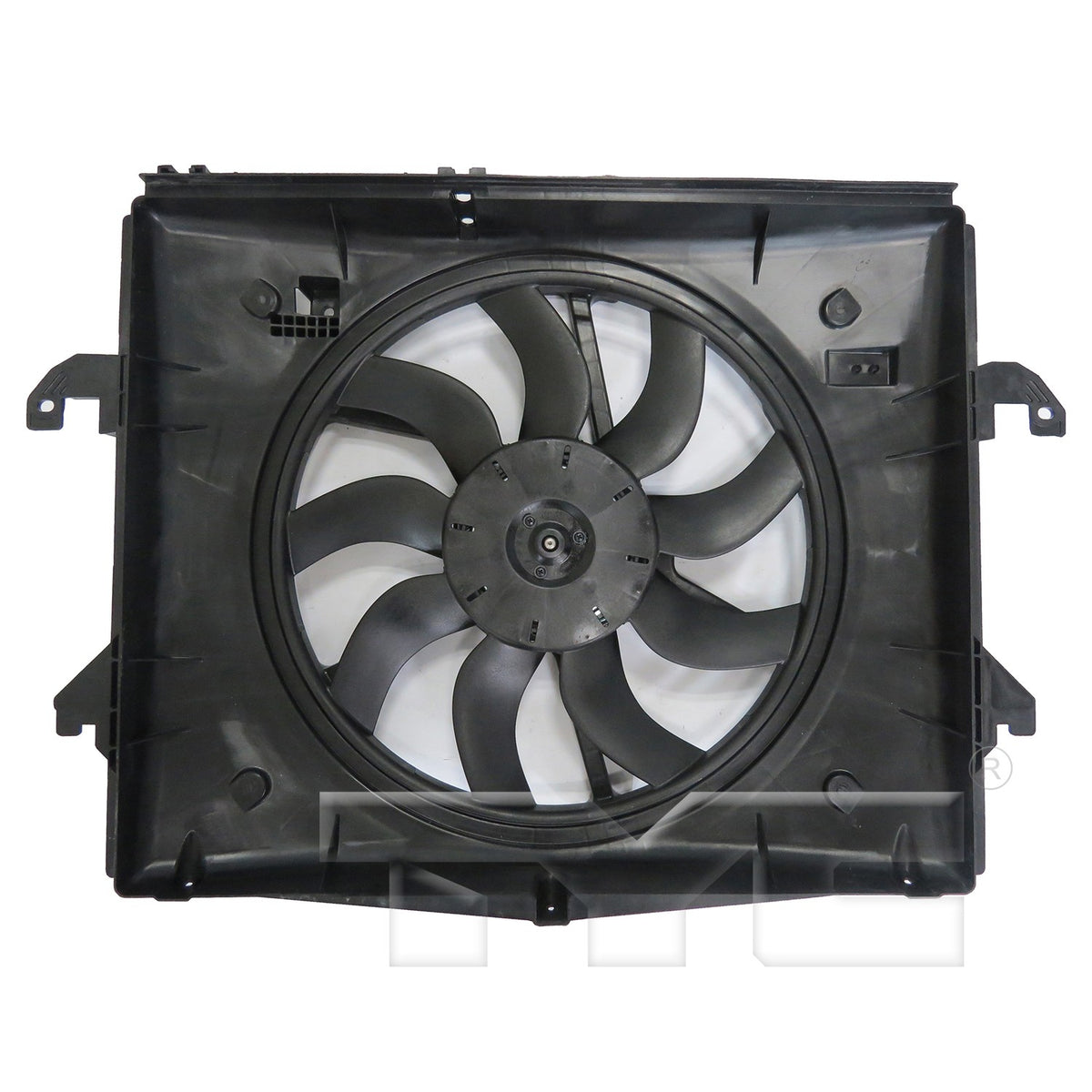 TYC Dual Radiator and Condenser Fan Assembly 624370