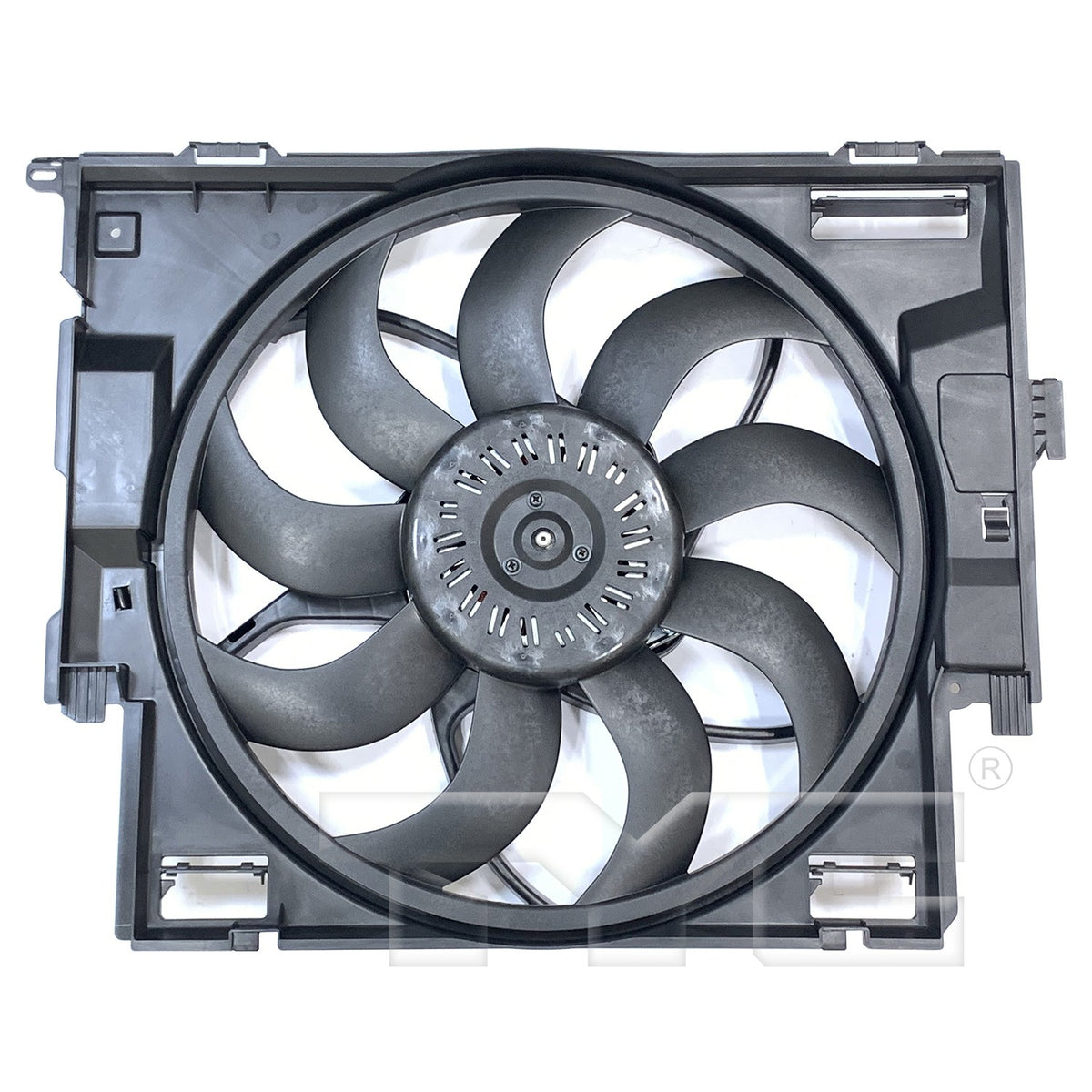 TYC Dual Radiator and Condenser Fan Assembly 624380
