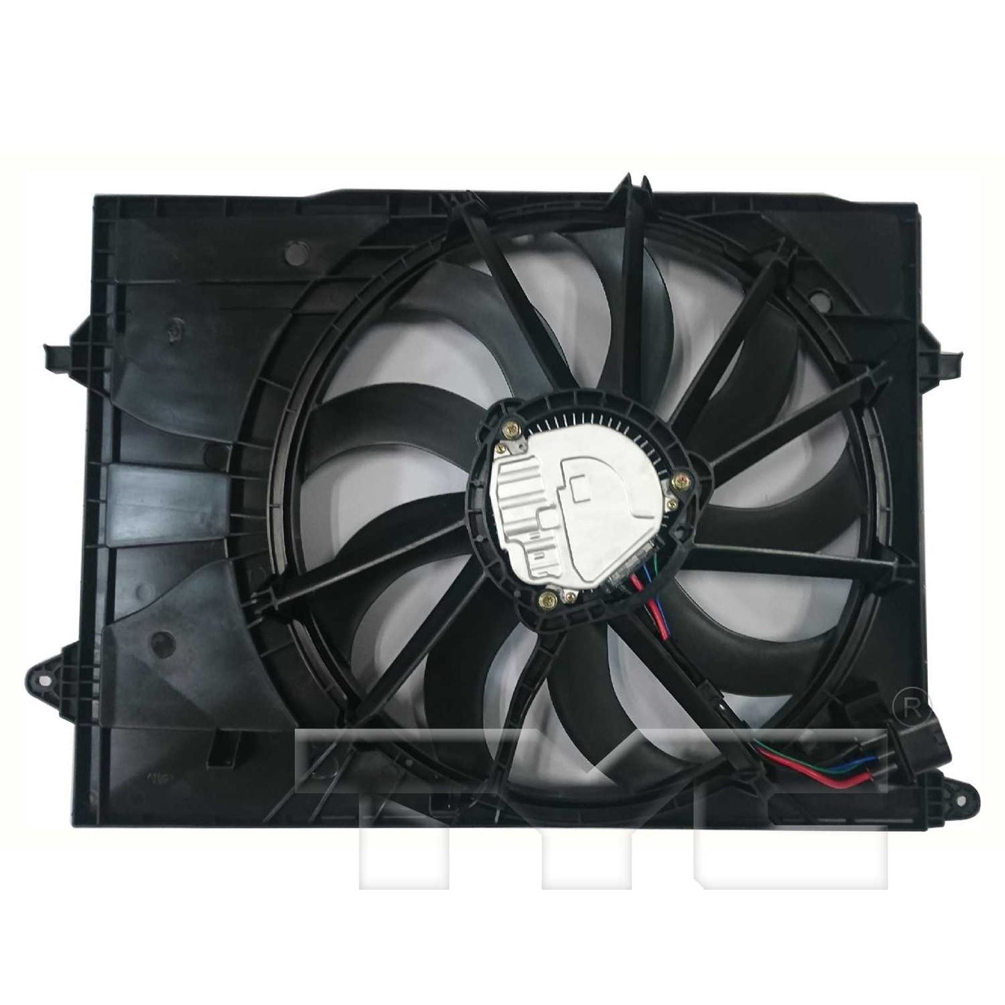 TYC Dual Radiator and Condenser Fan Assembly 624410