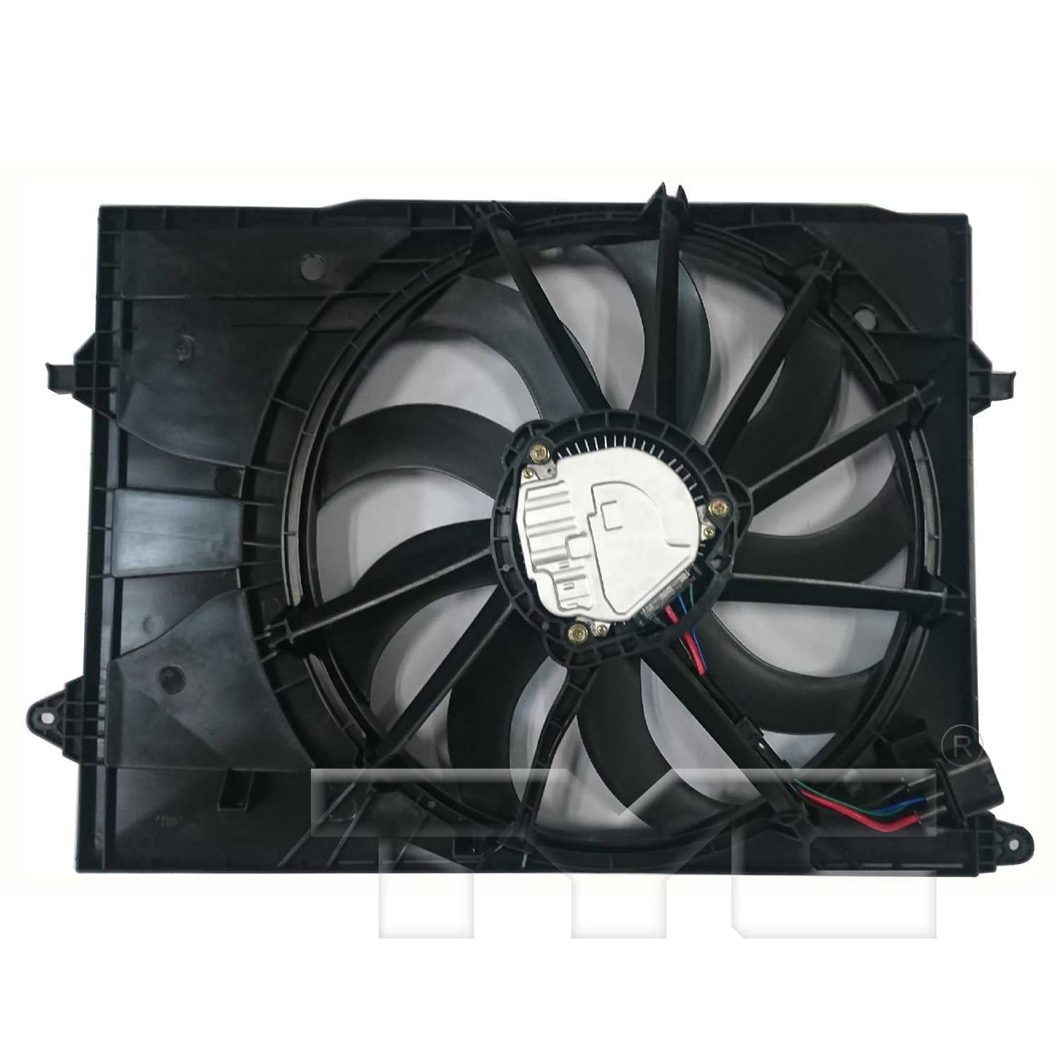 TYC Dual Radiator and Condenser Fan Assembly 624410
