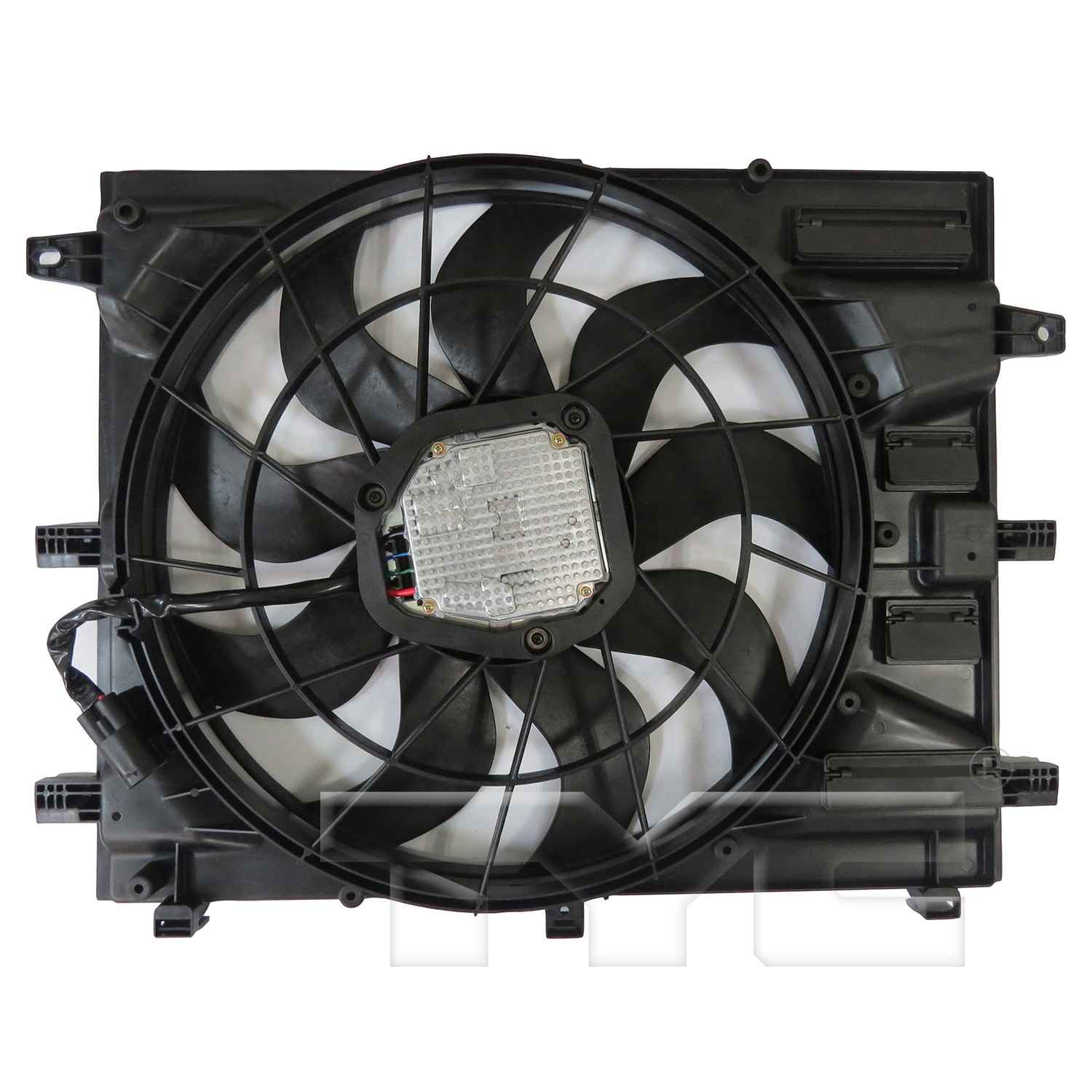 TYC Dual Radiator and Condenser Fan Assembly 624430