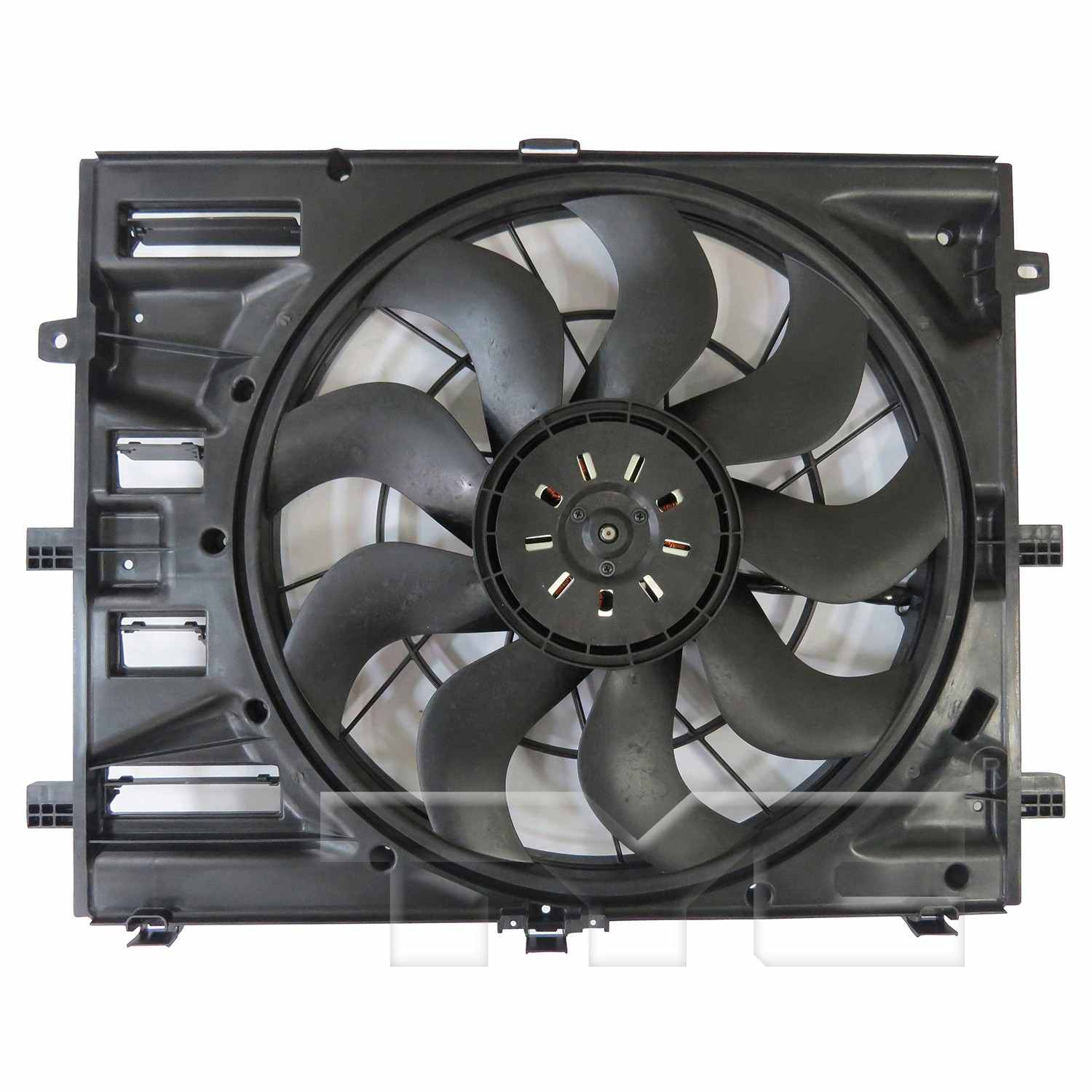TYC Dual Radiator and Condenser Fan Assembly 624430