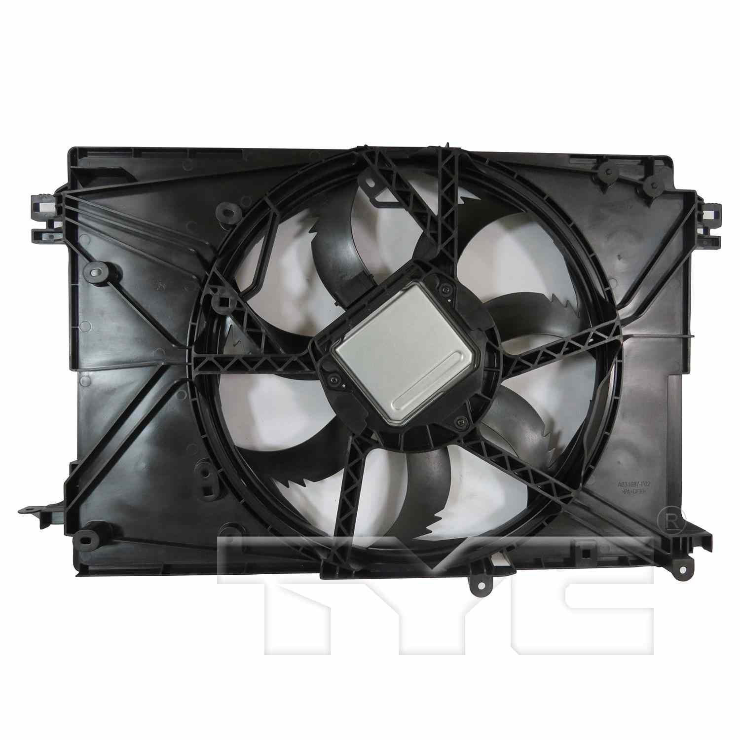TYC Dual Radiator and Condenser Fan Assembly 624450
