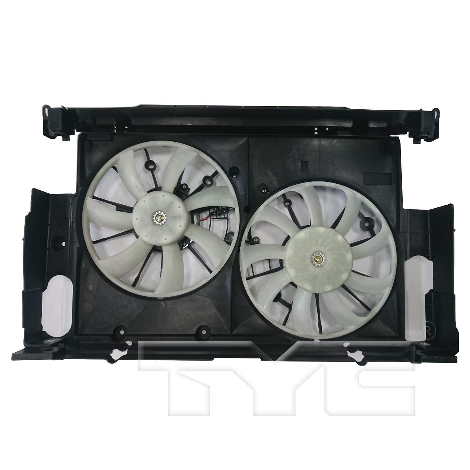 TYC Dual Radiator and Condenser Fan Assembly 624490