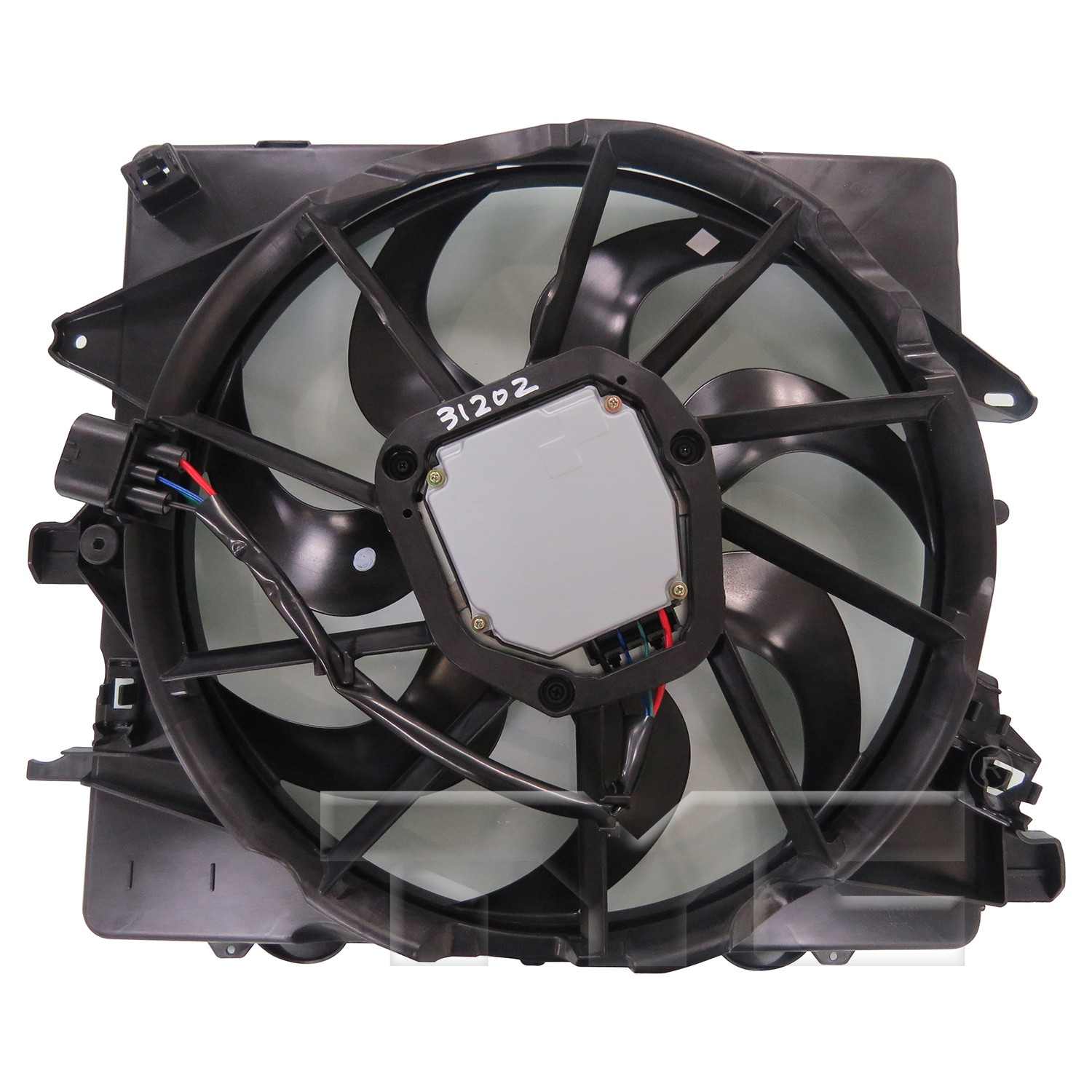 TYC Dual Radiator and Condenser Fan Assembly 624510