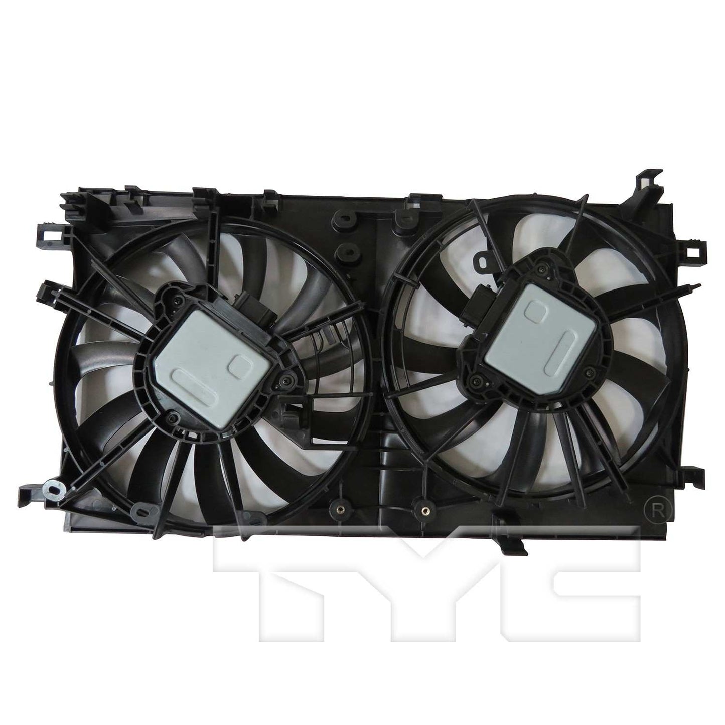TYC Dual Radiator and Condenser Fan Assembly 624530