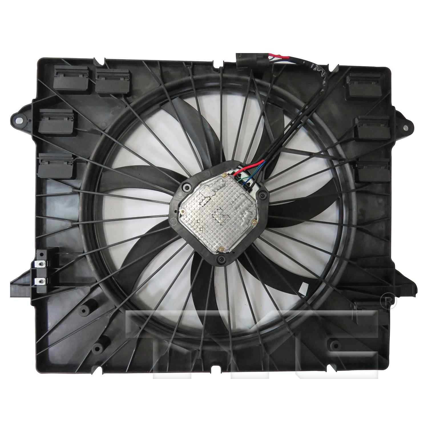 TYC Dual Radiator and Condenser Fan Assembly 624550