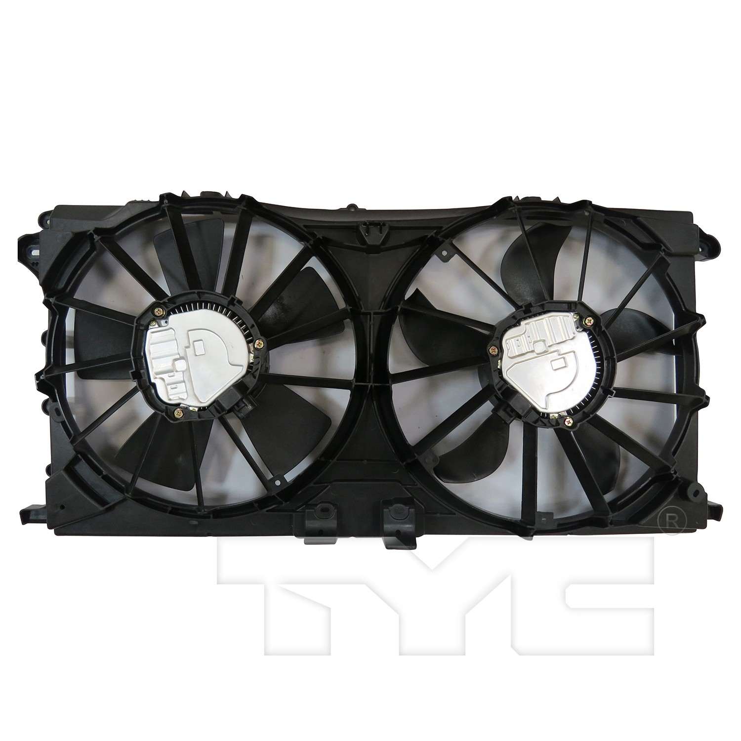 TYC Dual Radiator and Condenser Fan Assembly 624570