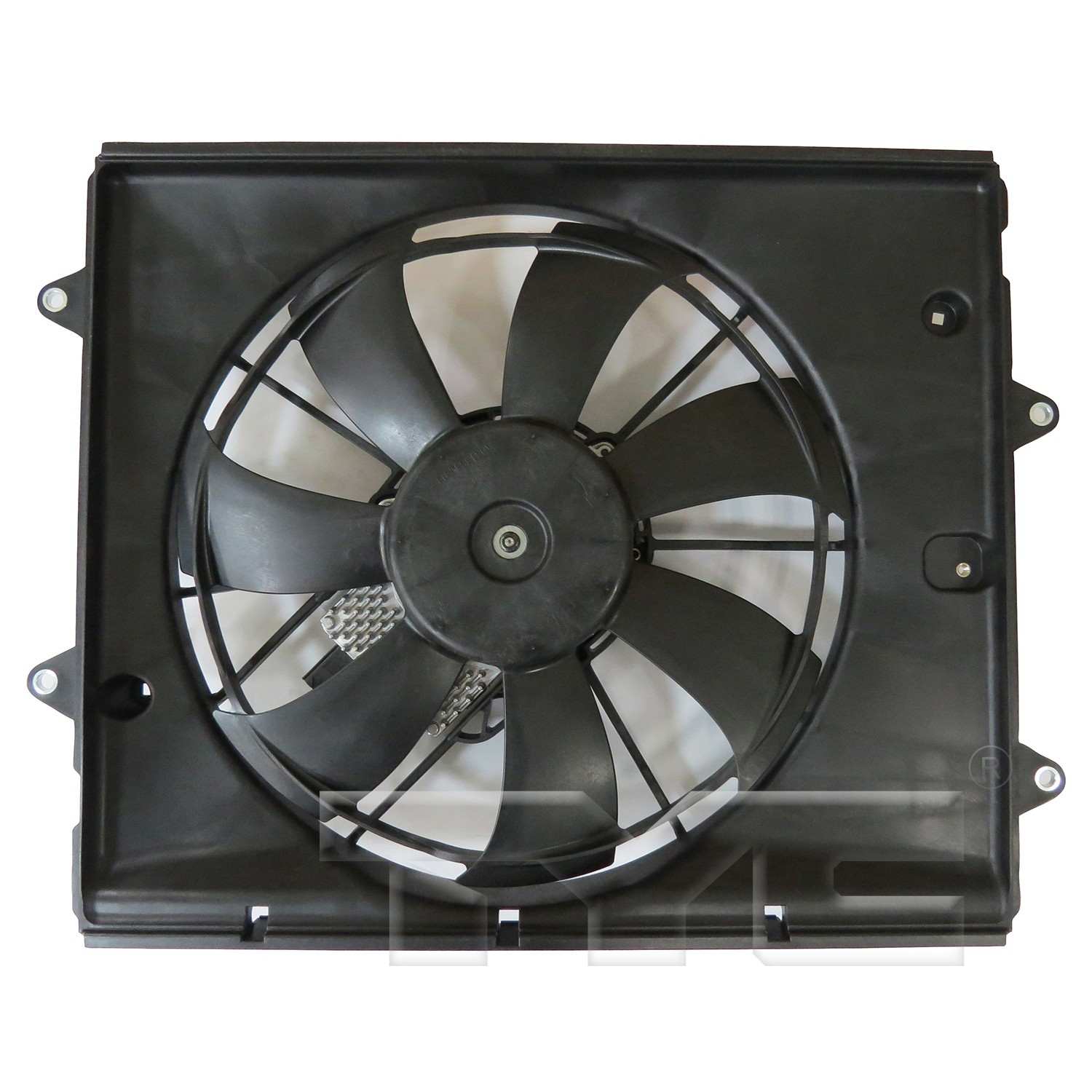 TYC Dual Radiator and Condenser Fan Assembly 624600