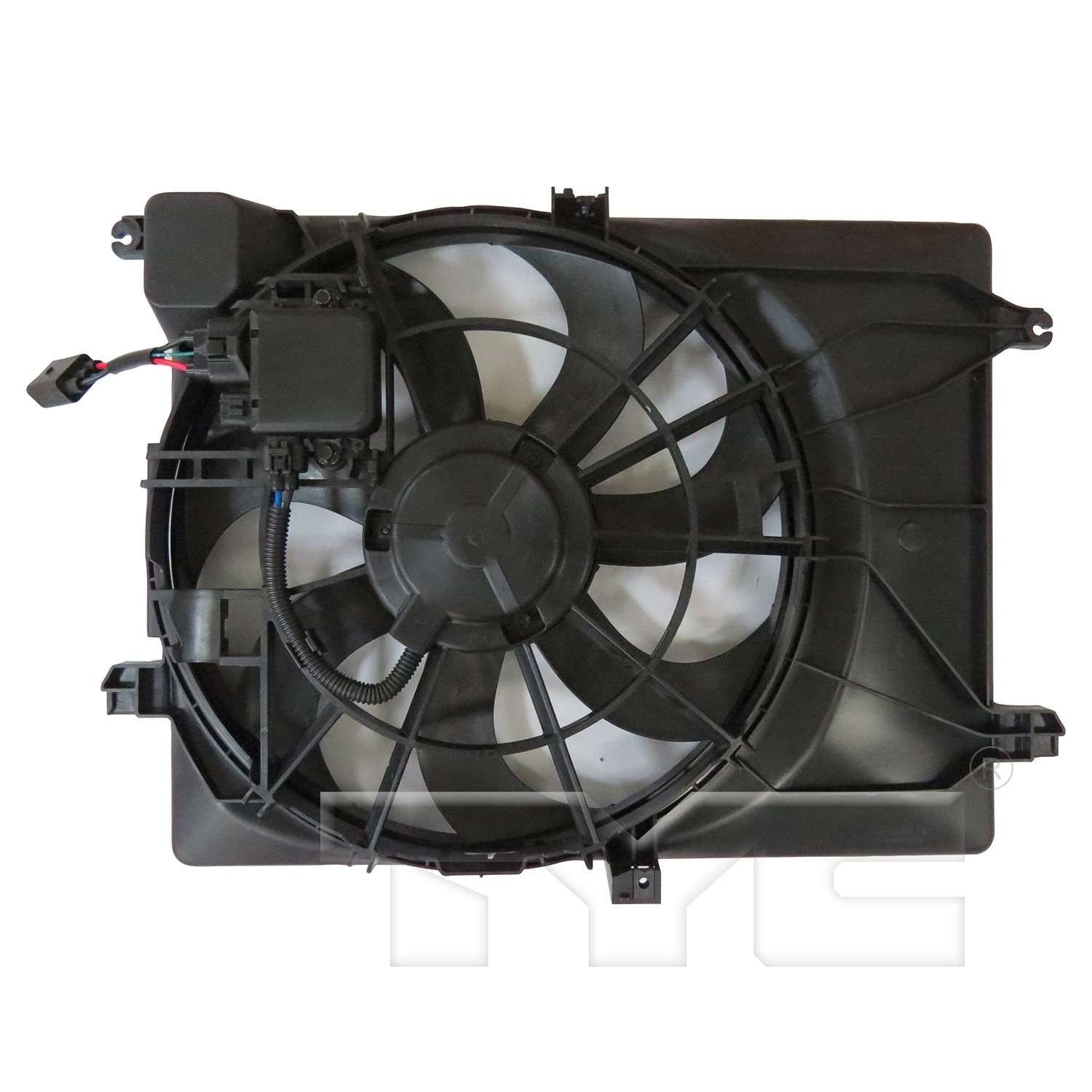 TYC Dual Radiator and Condenser Fan Assembly 624620