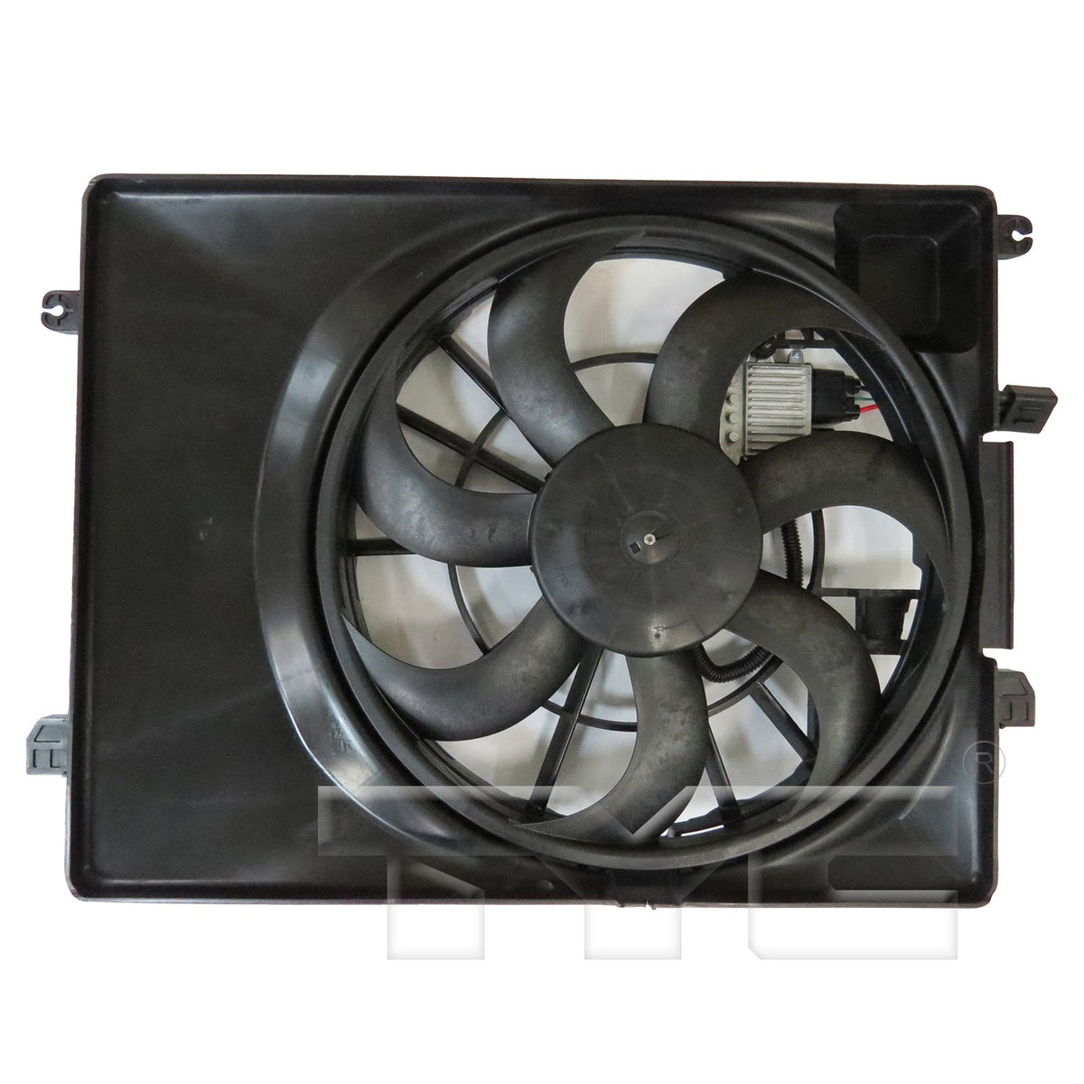 TYC Dual Radiator and Condenser Fan Assembly 624620