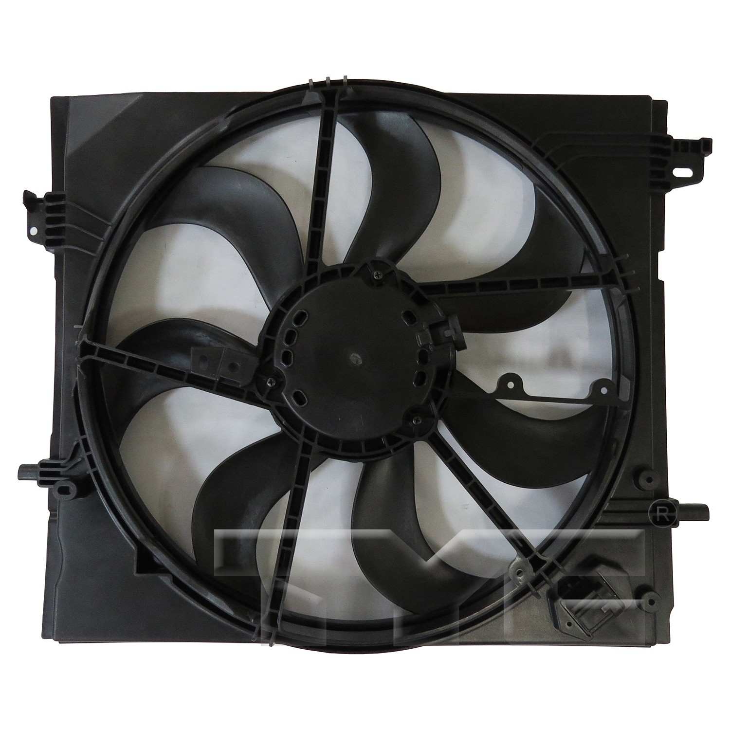 TYC Dual Radiator and Condenser Fan Assembly 624660