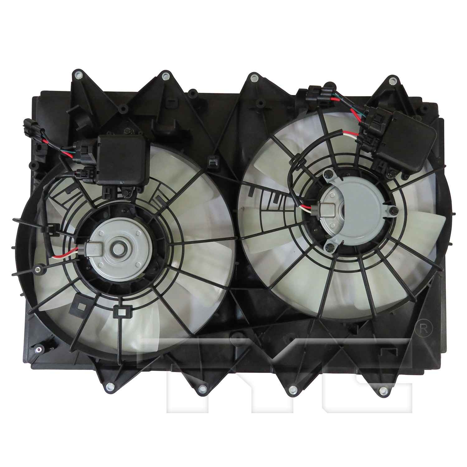 TYC Dual Radiator and Condenser Fan Assembly 624670