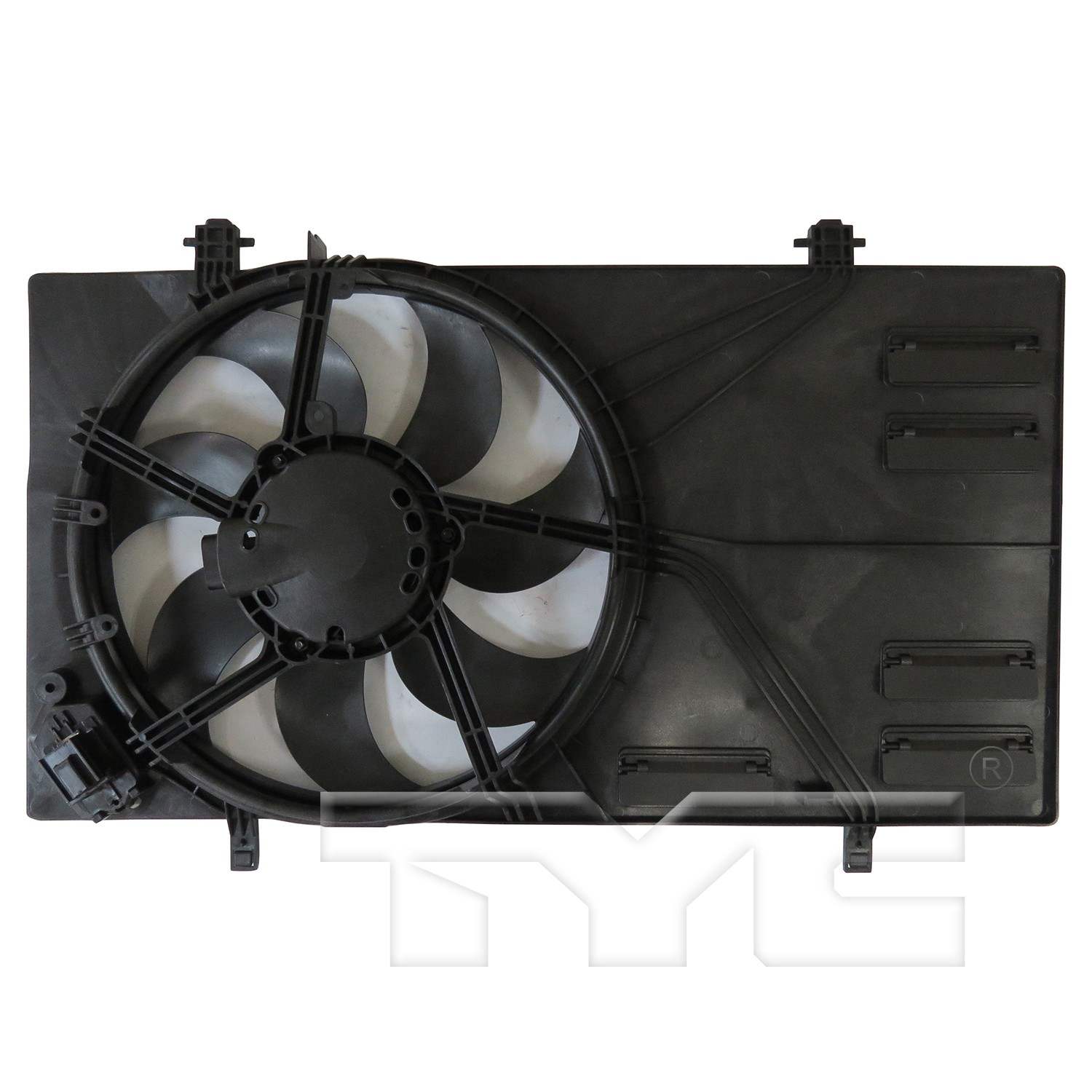 TYC Dual Radiator and Condenser Fan Assembly 624720