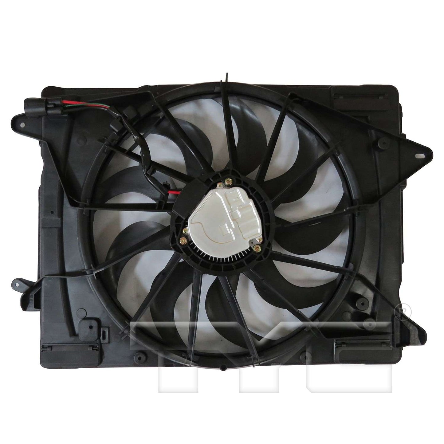 TYC Dual Radiator and Condenser Fan Assembly 624730