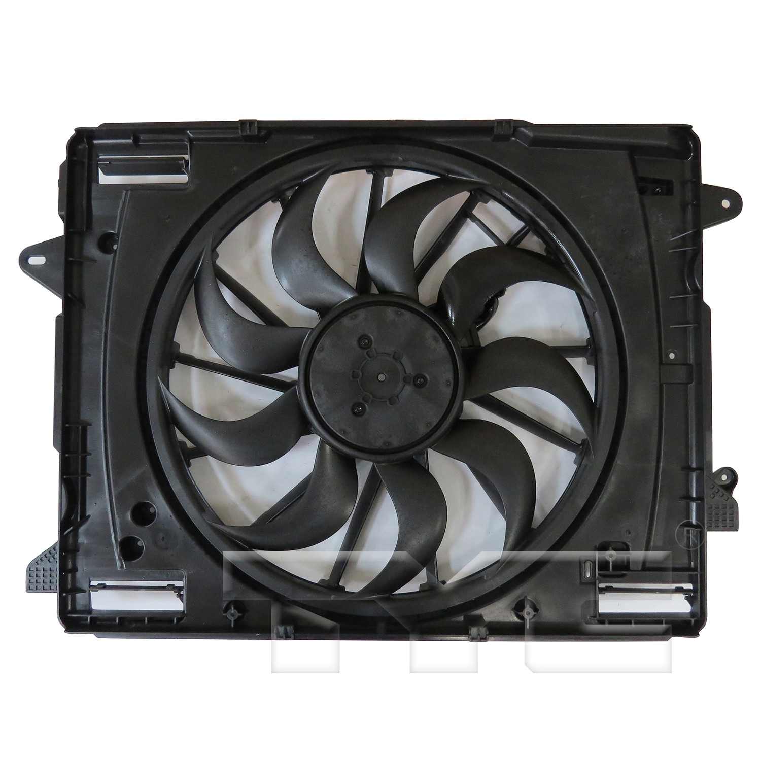 TYC Dual Radiator and Condenser Fan Assembly 624730