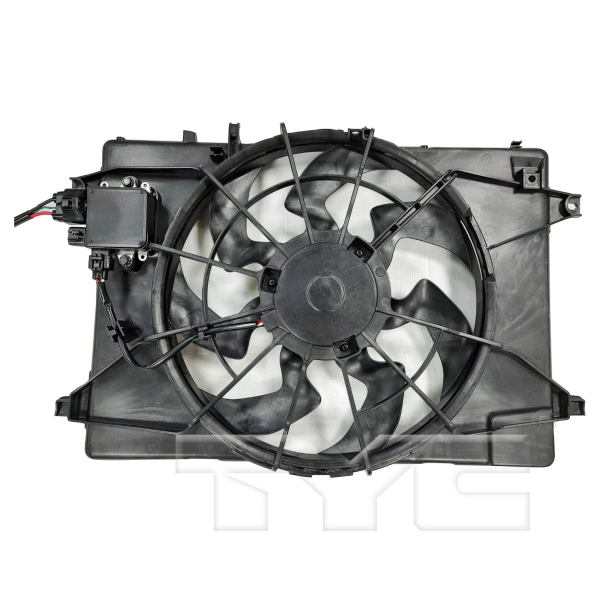 TYC Dual Radiator and Condenser Fan Assembly 624770