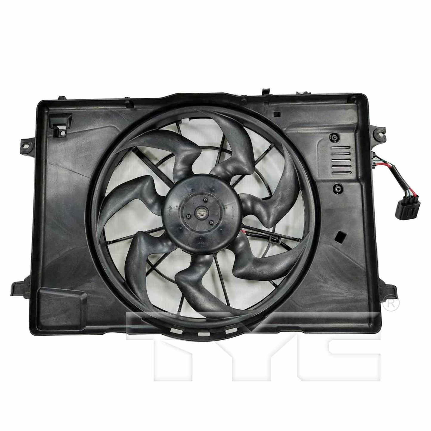 TYC Dual Radiator and Condenser Fan Assembly 624770