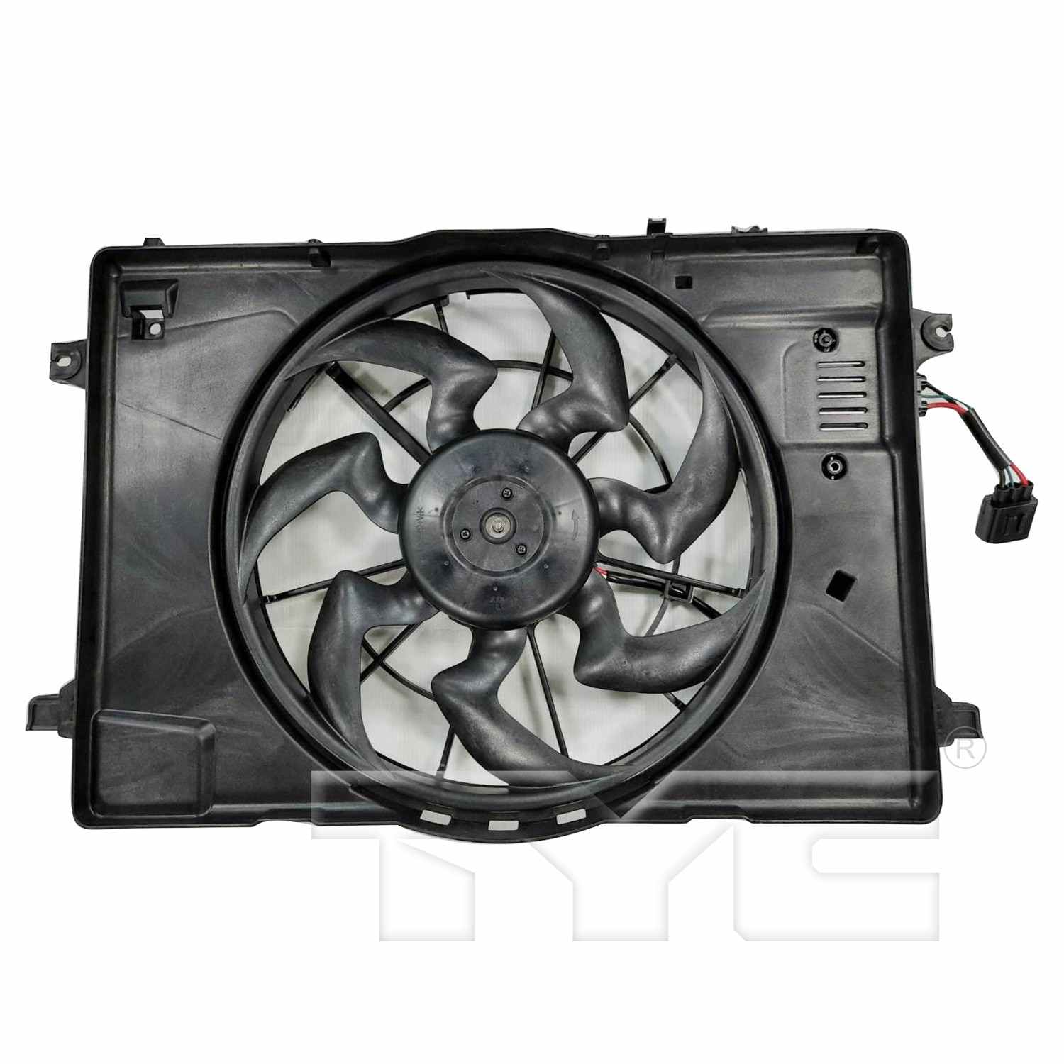 TYC Dual Radiator and Condenser Fan Assembly 624770