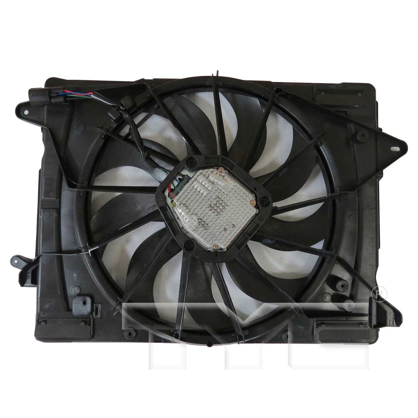 TYC Dual Radiator and Condenser Fan Assembly 624780