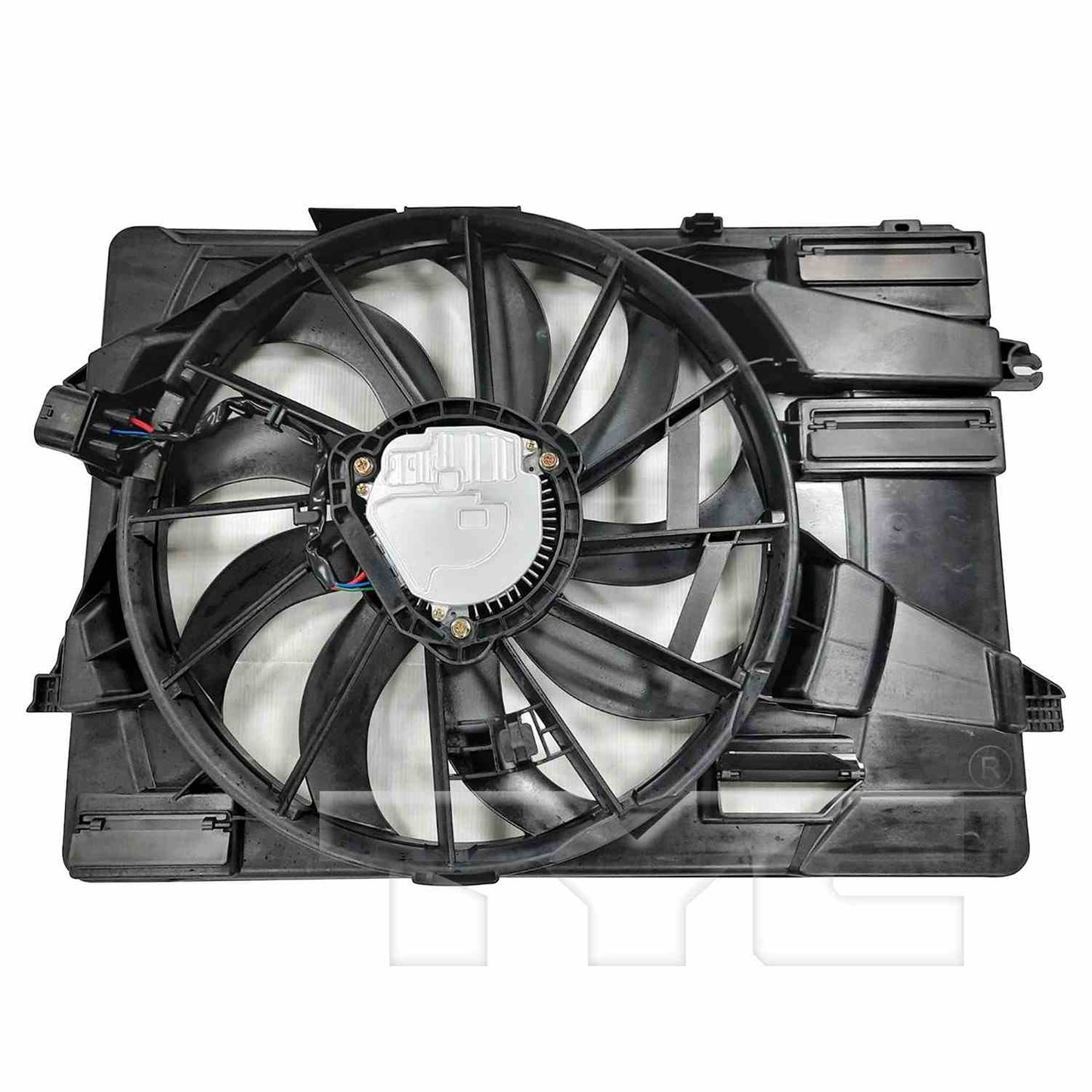 TYC Dual Radiator and Condenser Fan Assembly 624790