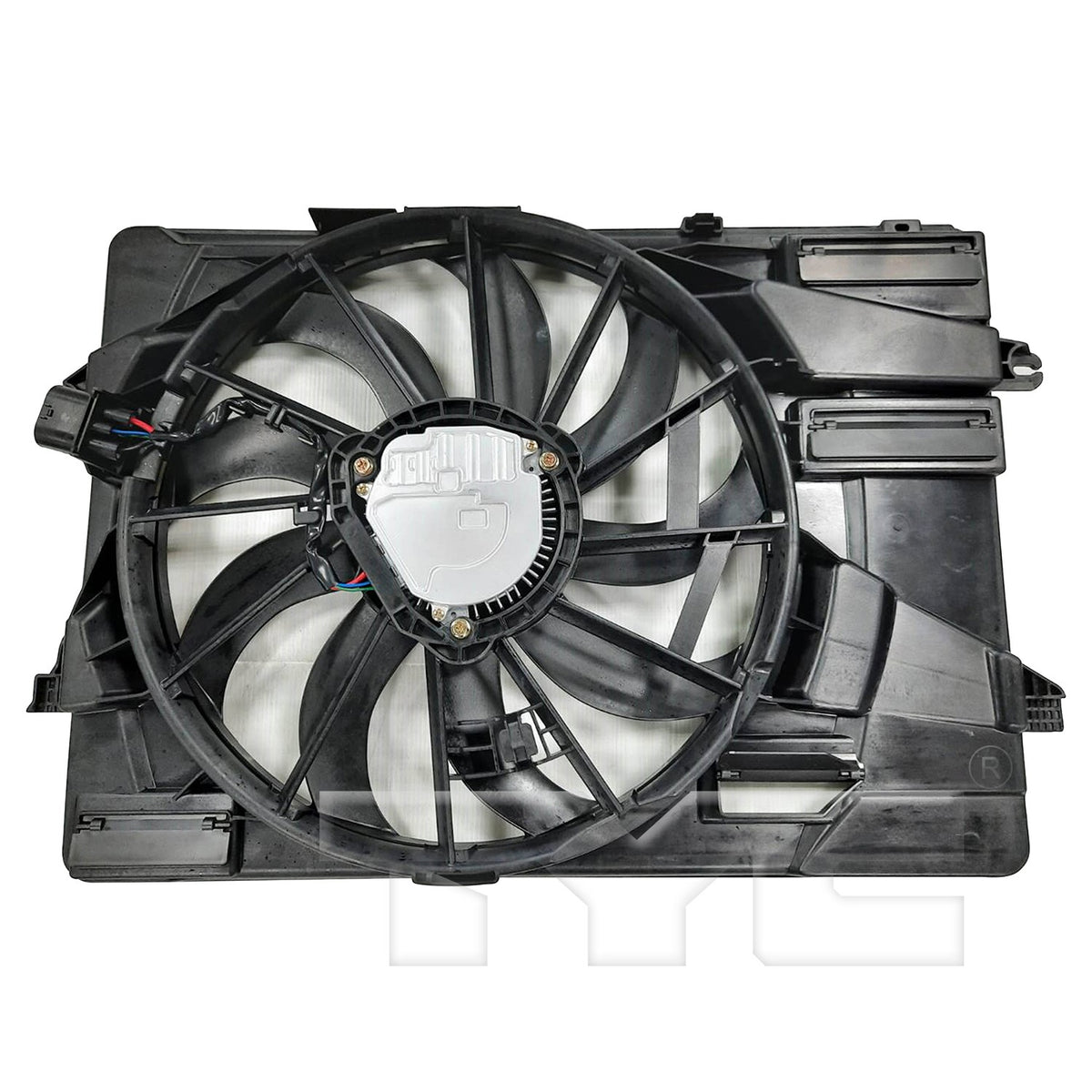 TYC Dual Radiator and Condenser Fan Assembly 624790