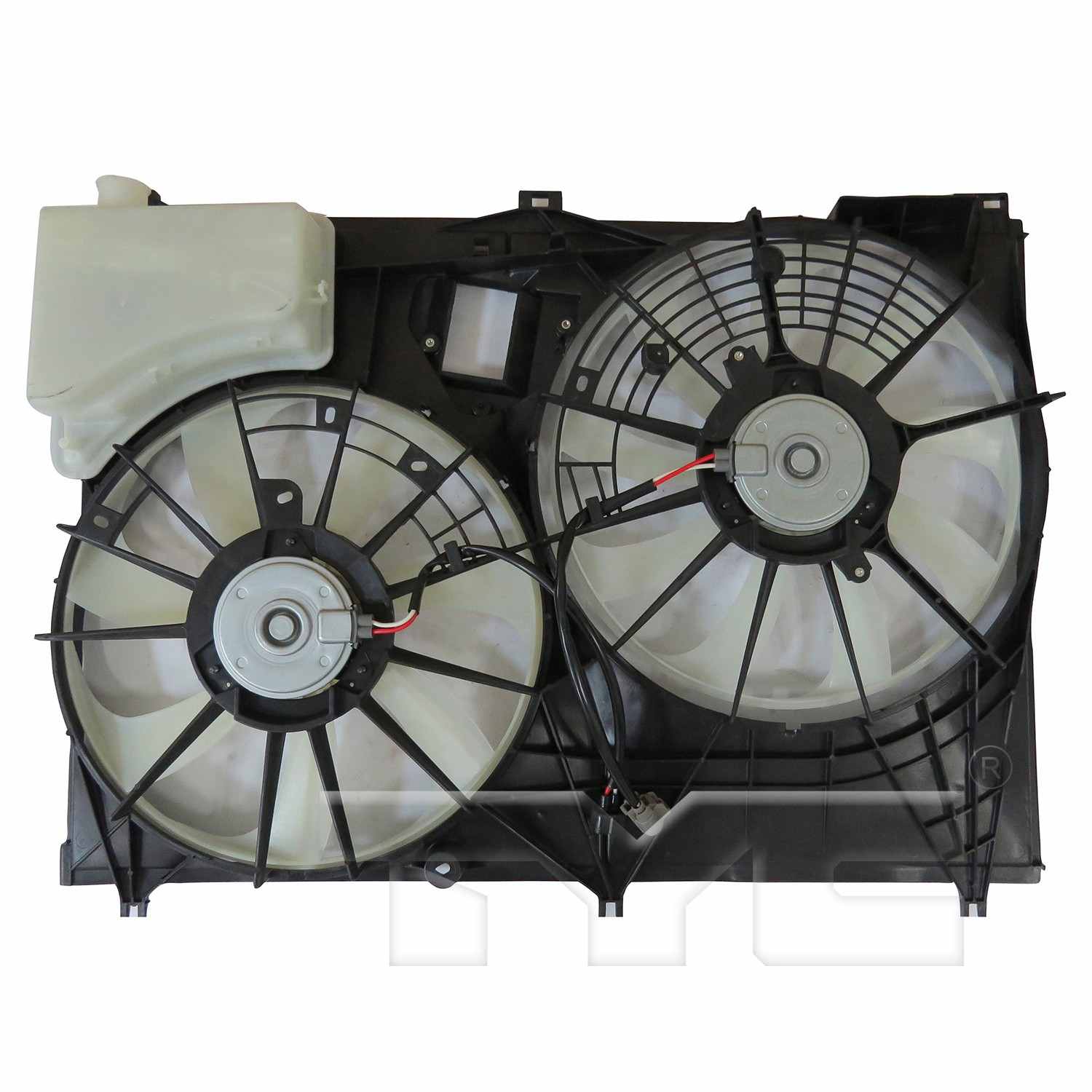 TYC Dual Radiator and Condenser Fan Assembly 624800