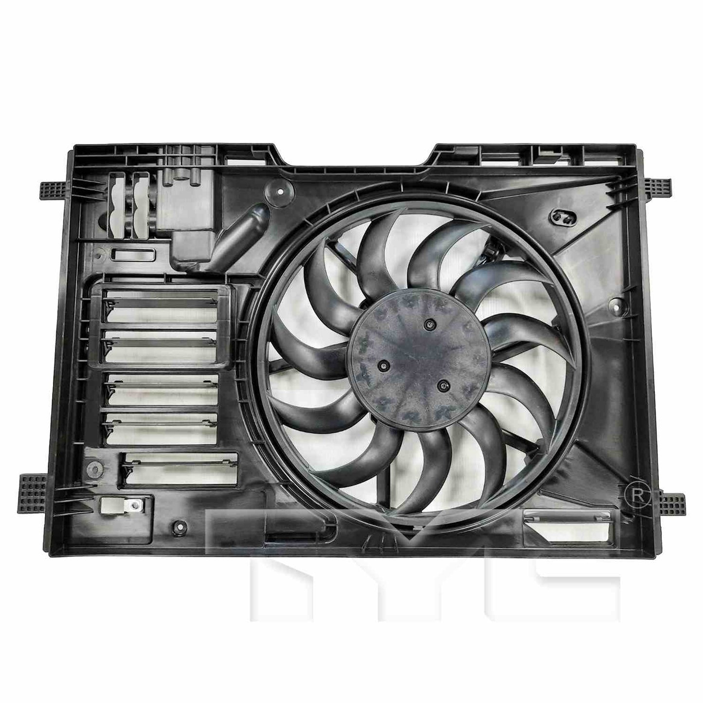 TYC Dual Radiator and Condenser Fan Assembly 624810