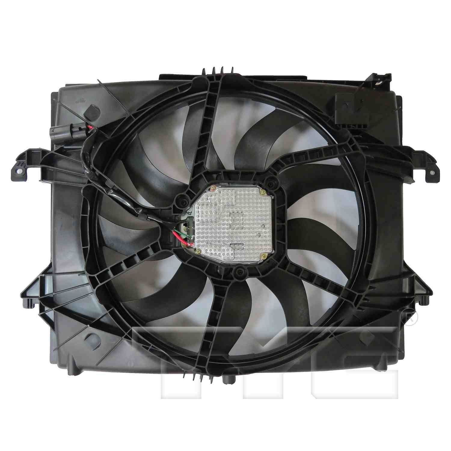 TYC Dual Radiator and Condenser Fan Assembly 624830