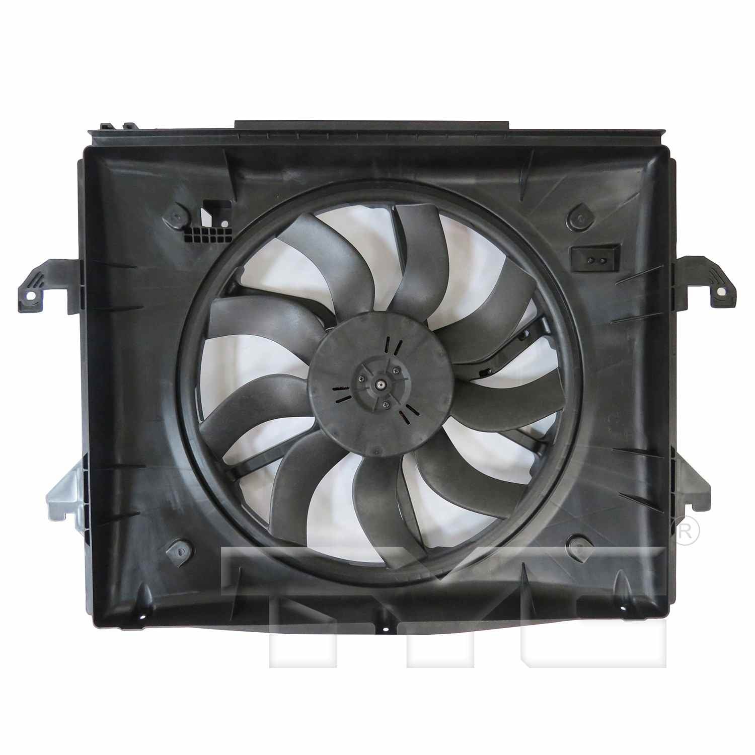 TYC Dual Radiator and Condenser Fan Assembly 624830